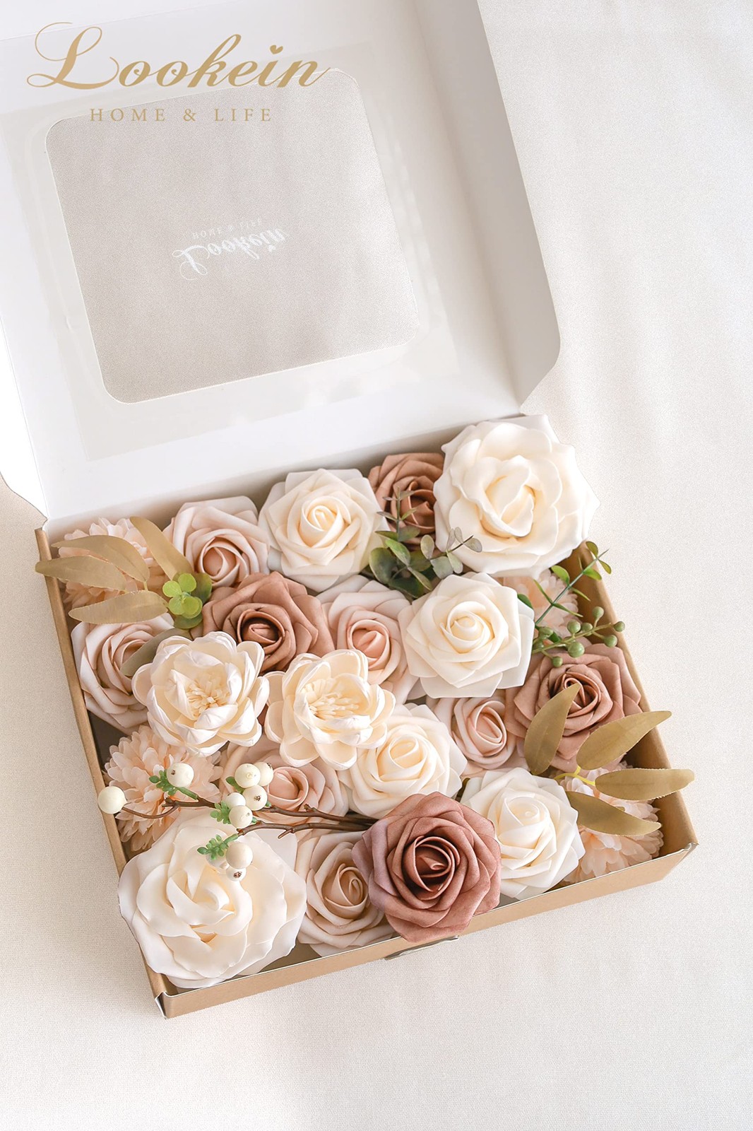 Artificial Flowers for DIY Wedding Decoration Bridal Bouquet Table Centerpiec…