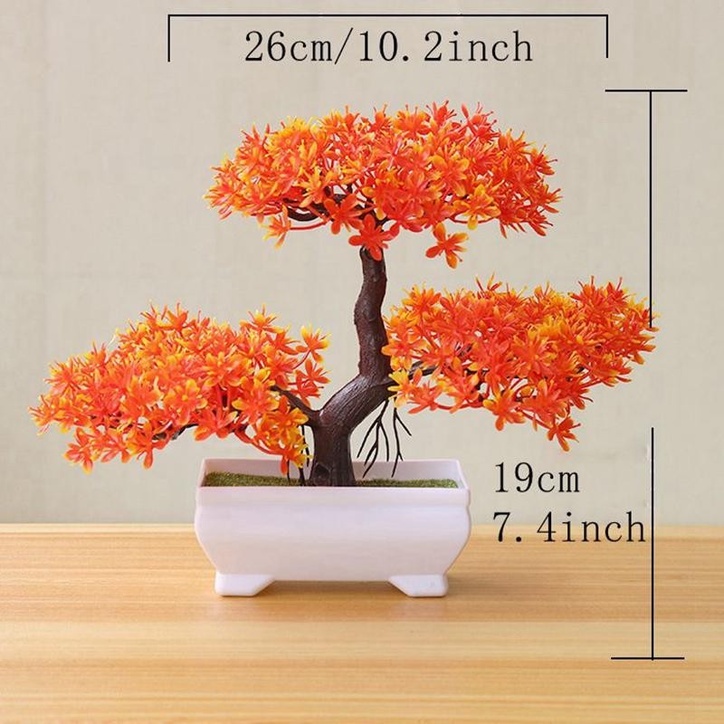 Artificial Bonsai Tree Potted Fake Plant Home Garden Table Room Decor Ornament