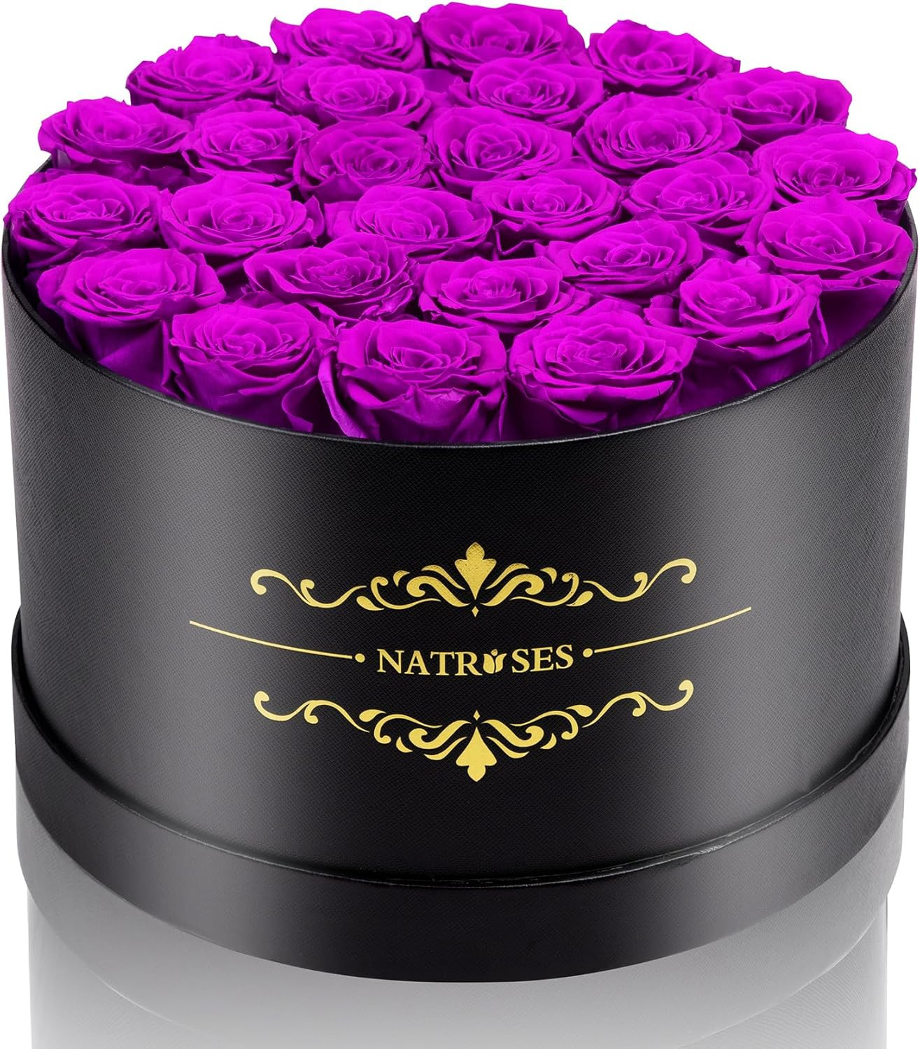 Gifts for Her 27 Piece Forever Preserved Roses in a Box, Preserved Flowers for D