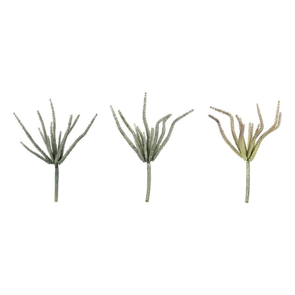 Vickerman 10.5″ Plastic Artificial Mixed Haworthia Spray in Green (Set of 6)