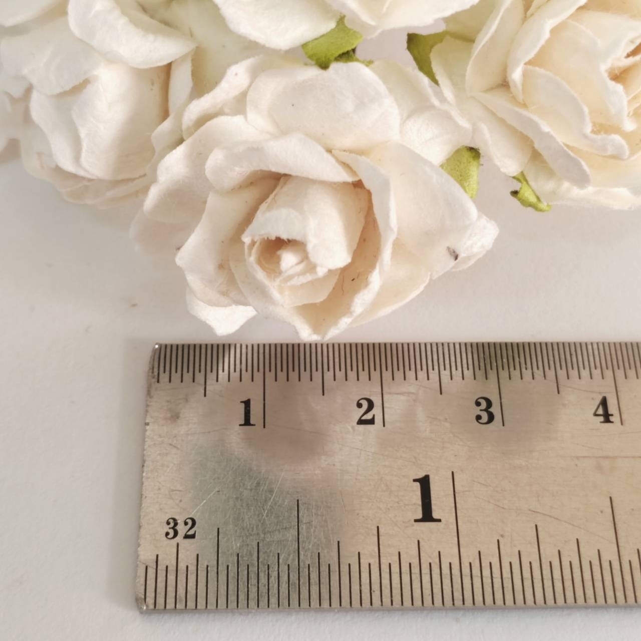 50 Mix in Pink Tone Artificial Flowers Rose Flower Paper Flower size 30-35 mm