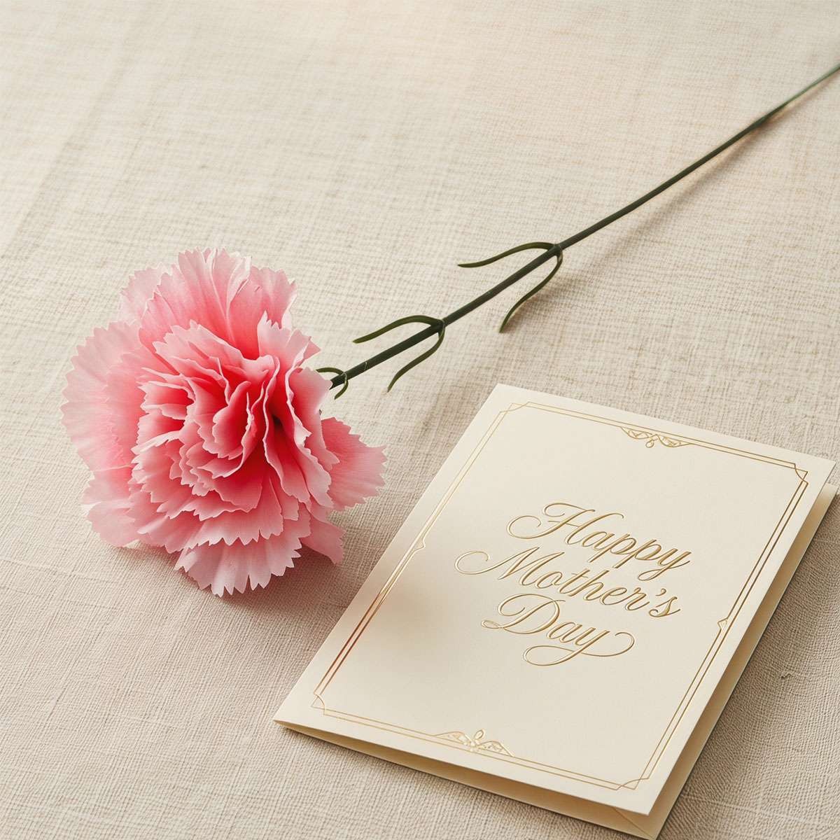 1/6/12PCS Artificial Carnation Flowers Silk Stem Wedding Funeral Bouquet Decor