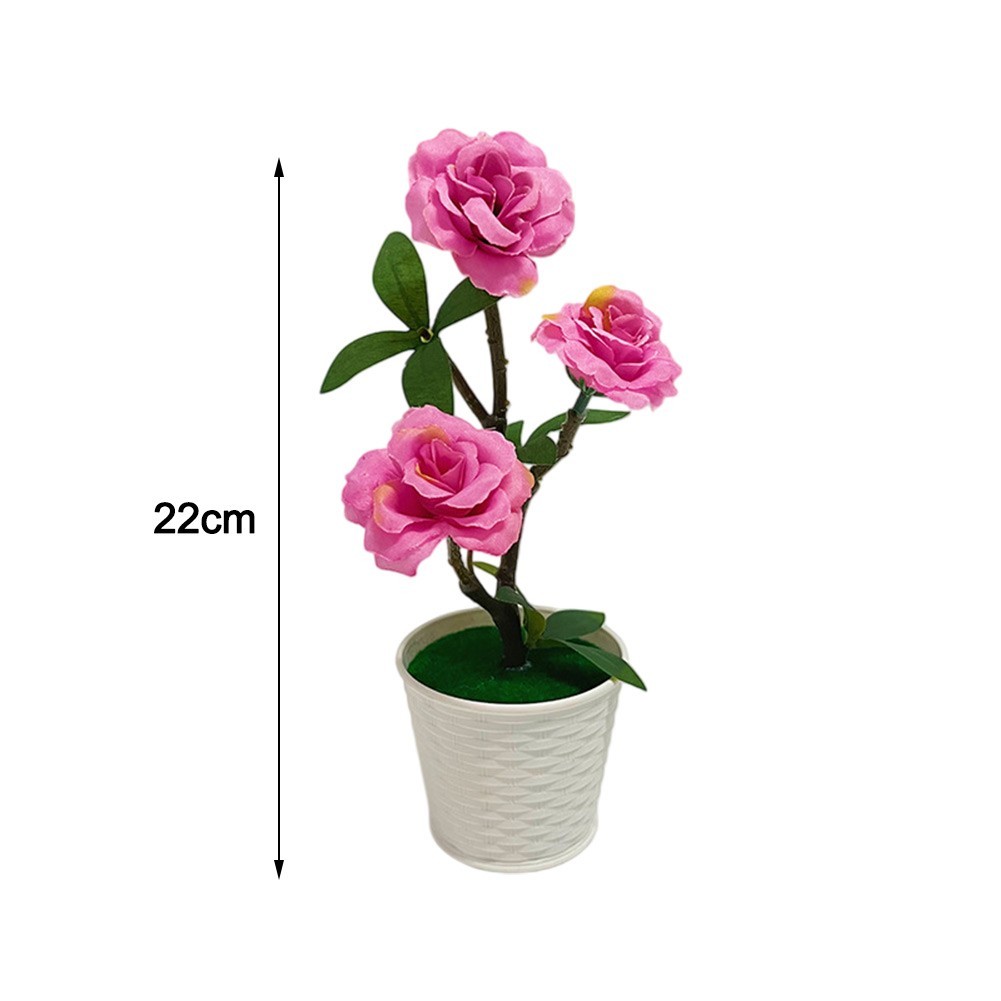 Artificial Flower Pot Plant for Living Room Bedroom Bathroom Balcony Decor