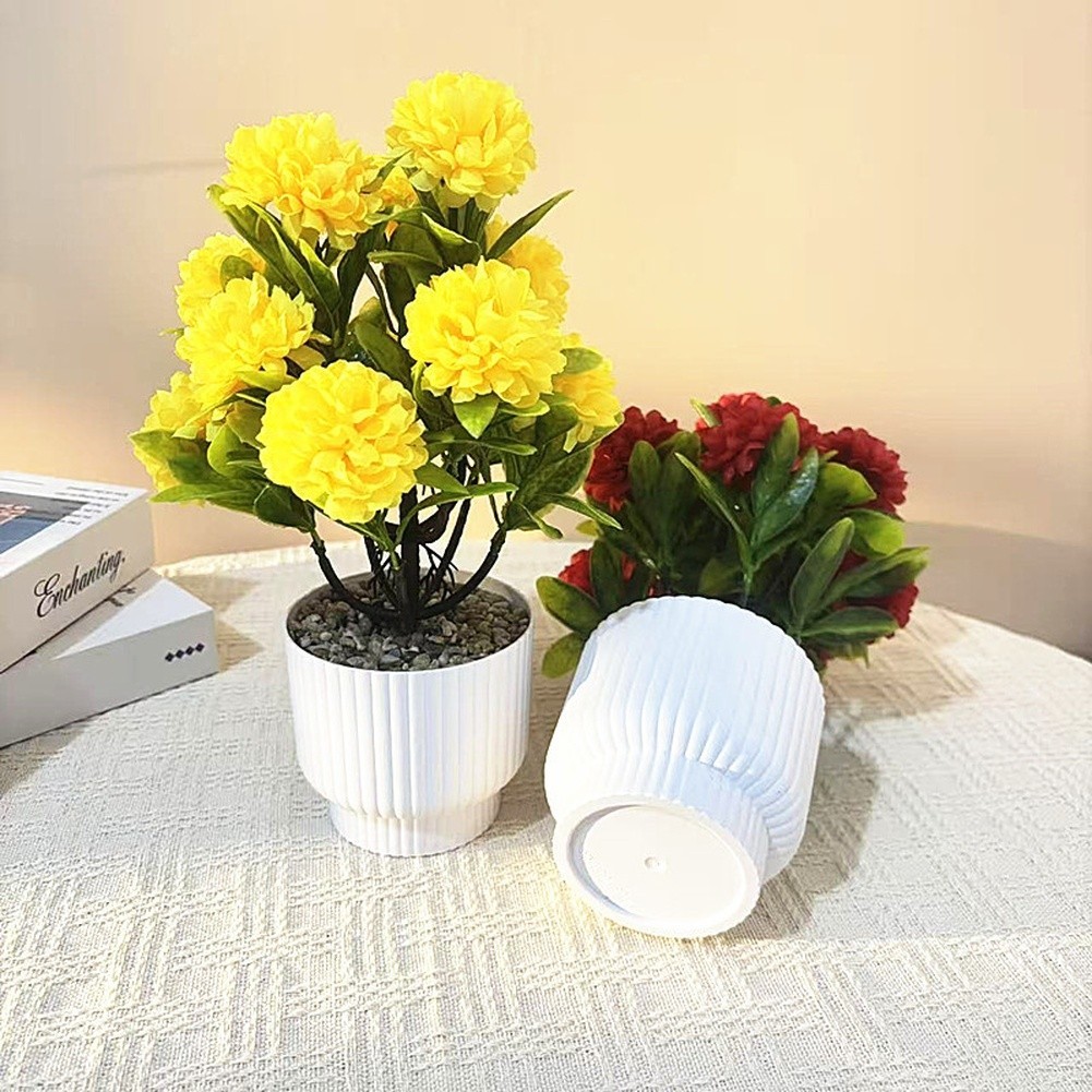 Simulation Chrysanthemum Flower Ball For Living Room Bedroom And Study Decor