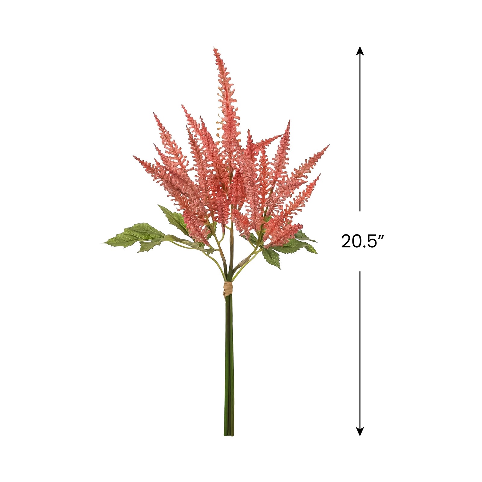 Astilbe Artificial Floral Bundle Spray – 20.5″ – Pink