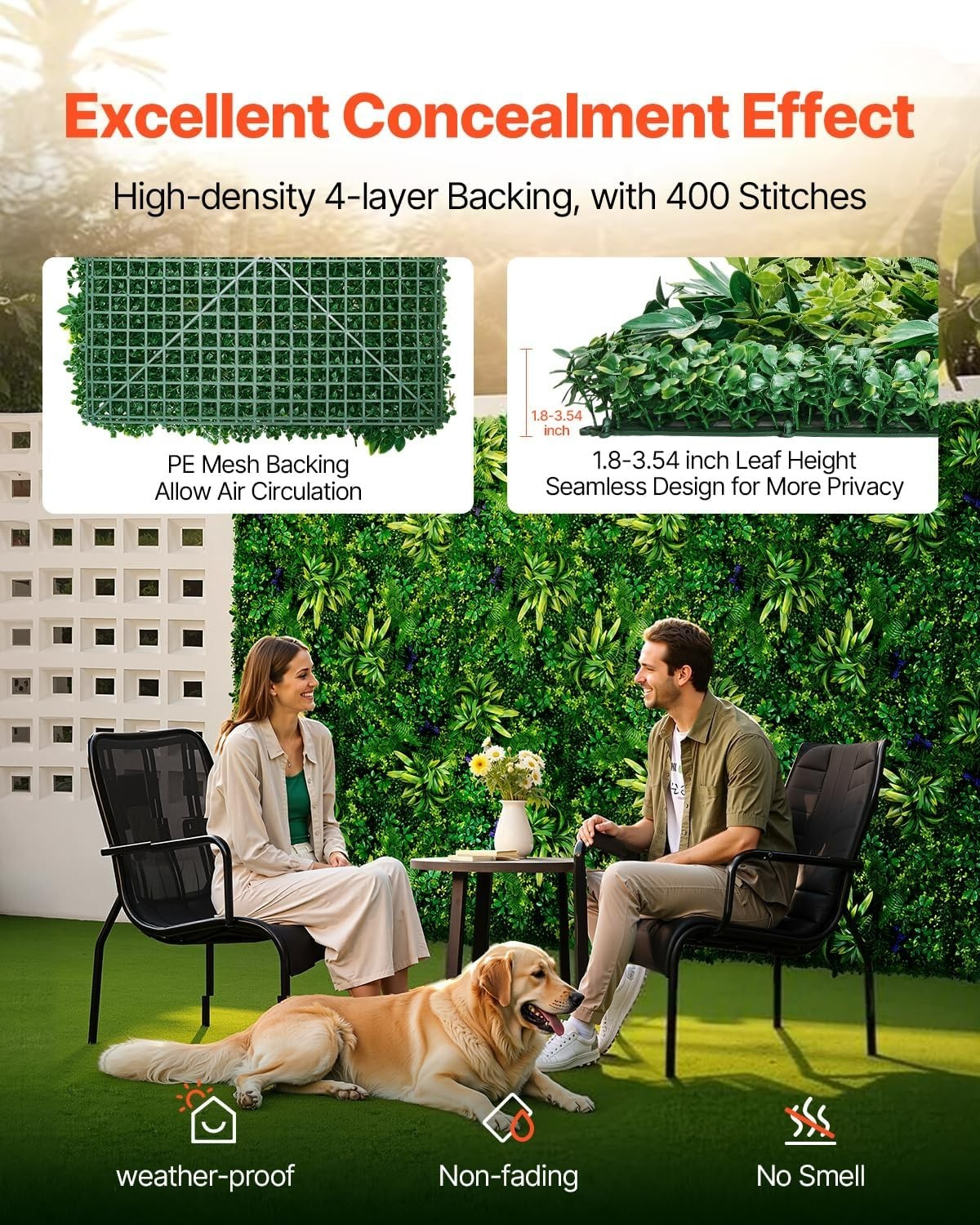 Easy-to-Install 3D Grass Wall Panels for Stunning Greenery Backdrops – 12 Panels