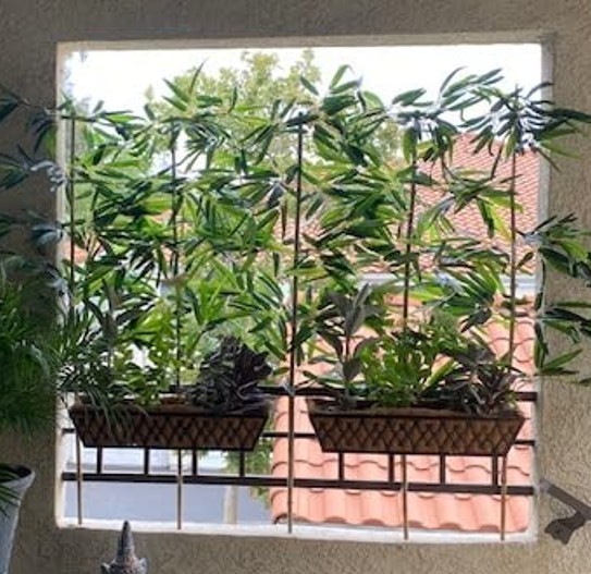 5 ft Artificial Bamboo Plant 10 Pack Faux Fake Plants for Privacy Screen Fence