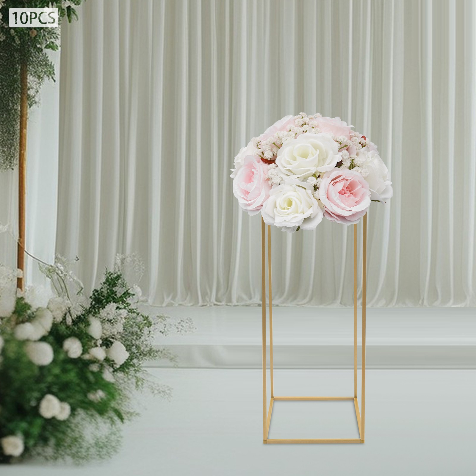 Wedding Flower Balls For Centerpieces 10Pcs Artificial Flower Ball Arrangement