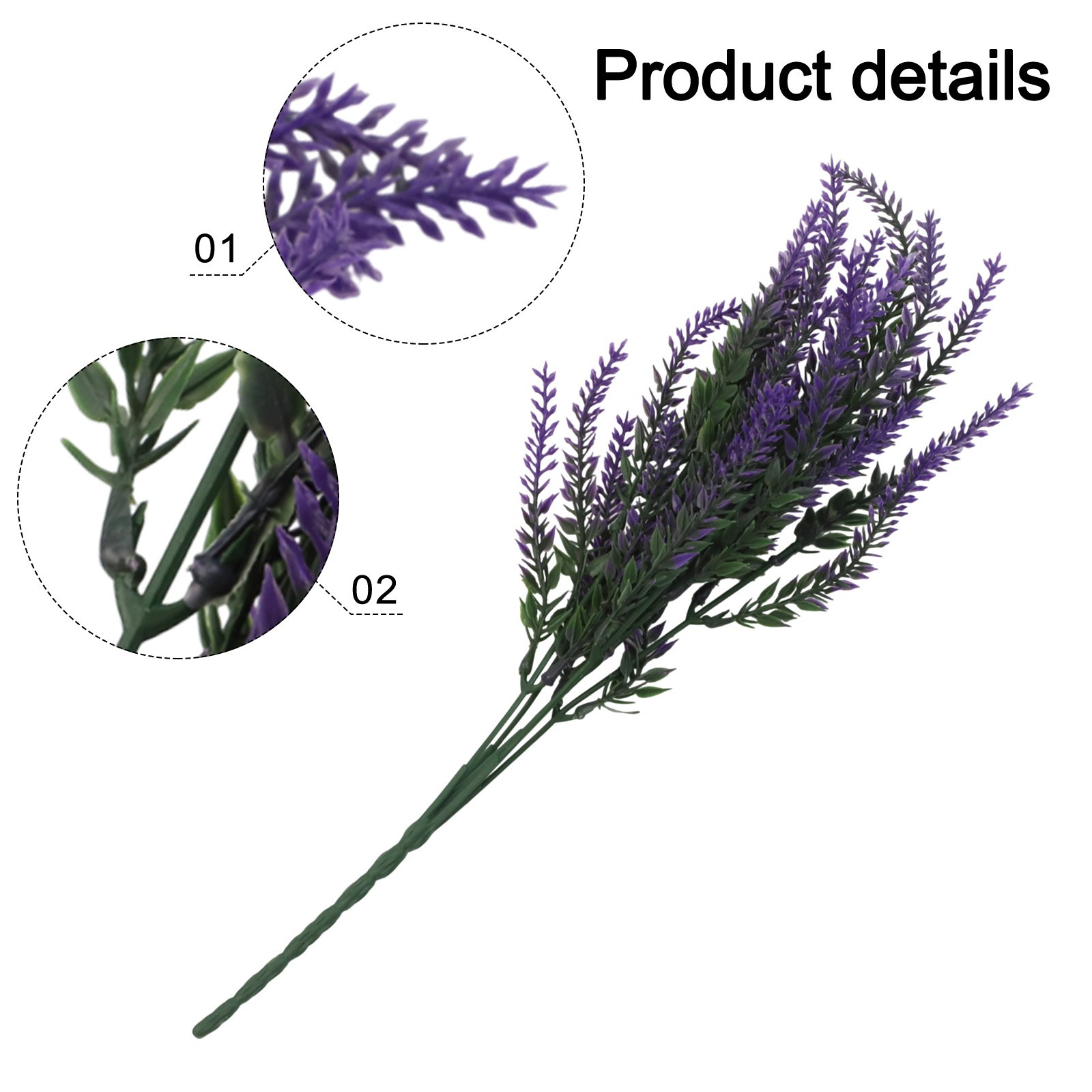 Lavender Bouquet Simulation Bouquet 36cm Artificial Flowers Decoration
