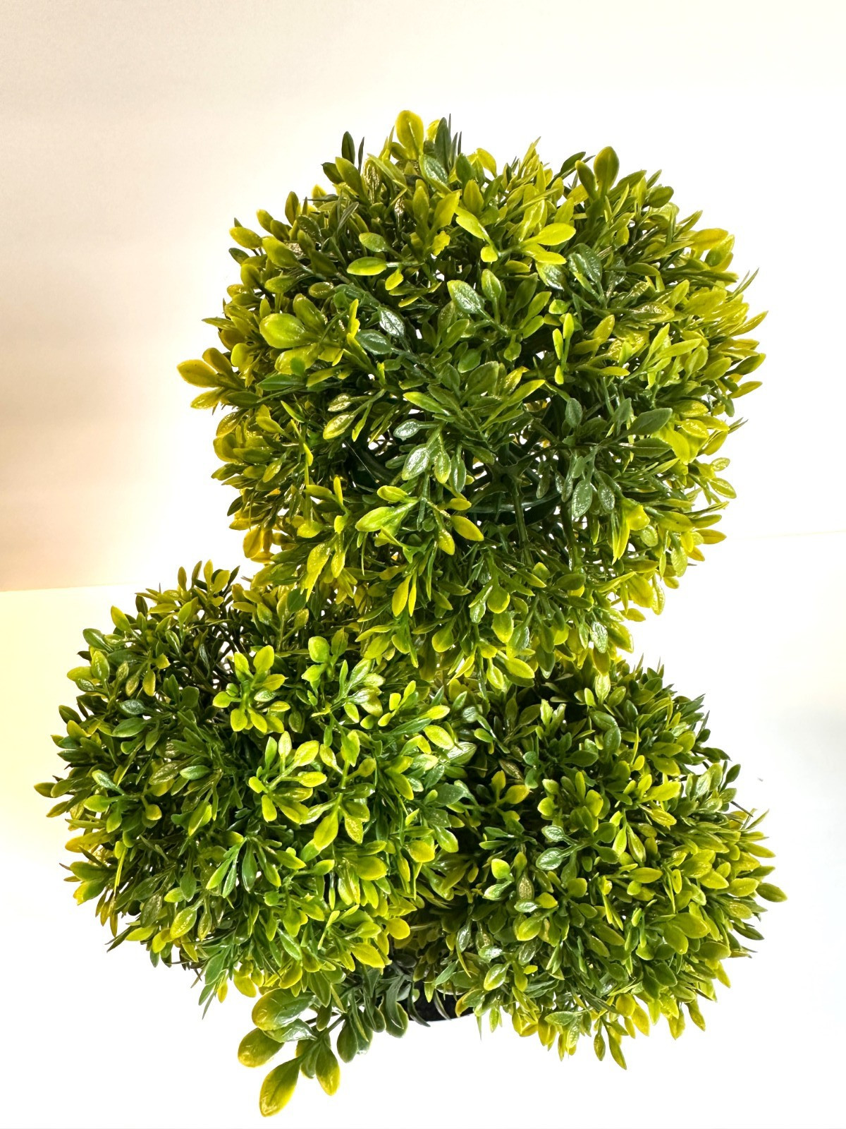 Artificial Boxwood Topiary Tree Faux Green Plant In Potted for Indoor Home Decor