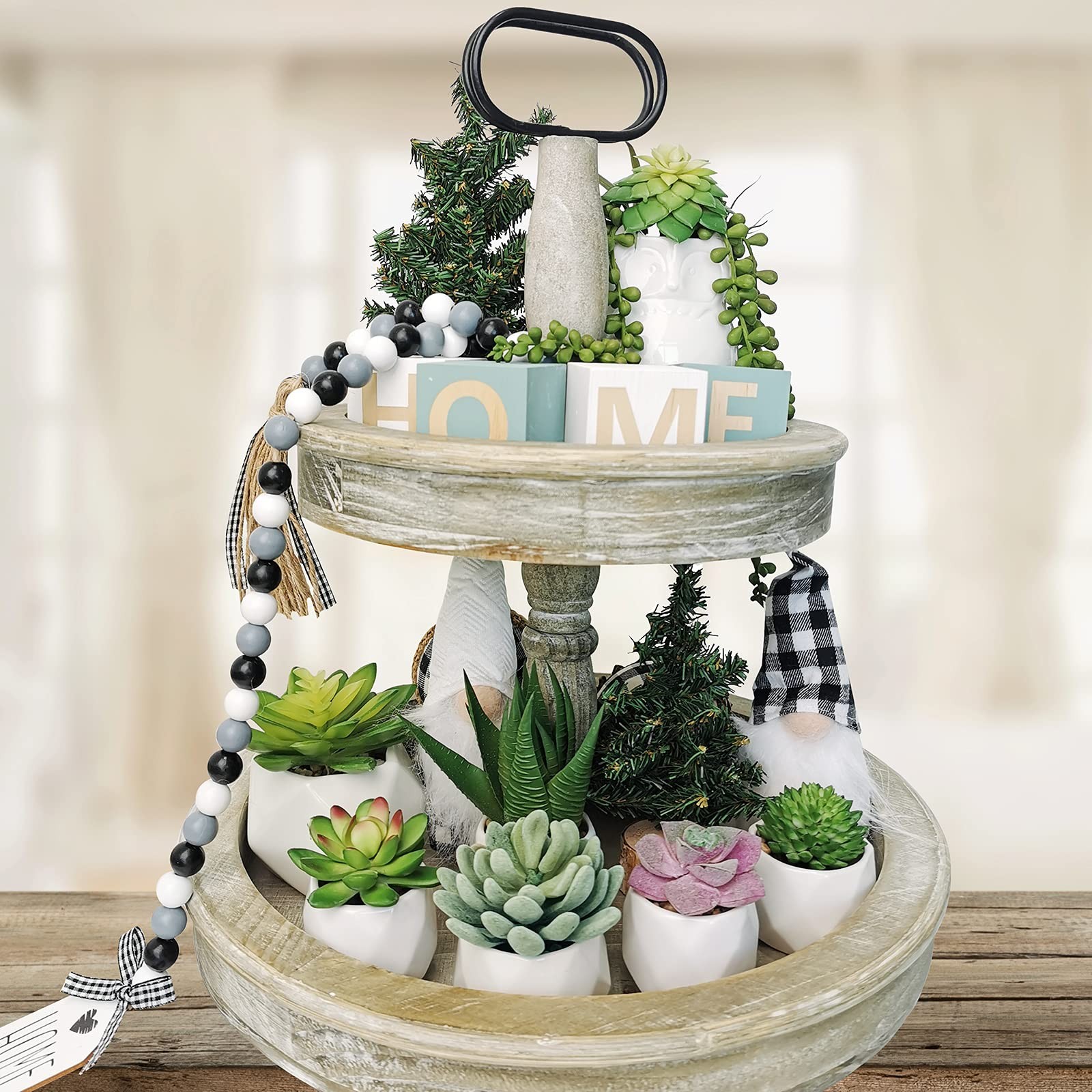 Winlyn 22 Pcs Bulk Artificial Succulents Plants Unpotted Small Aloe Hanging