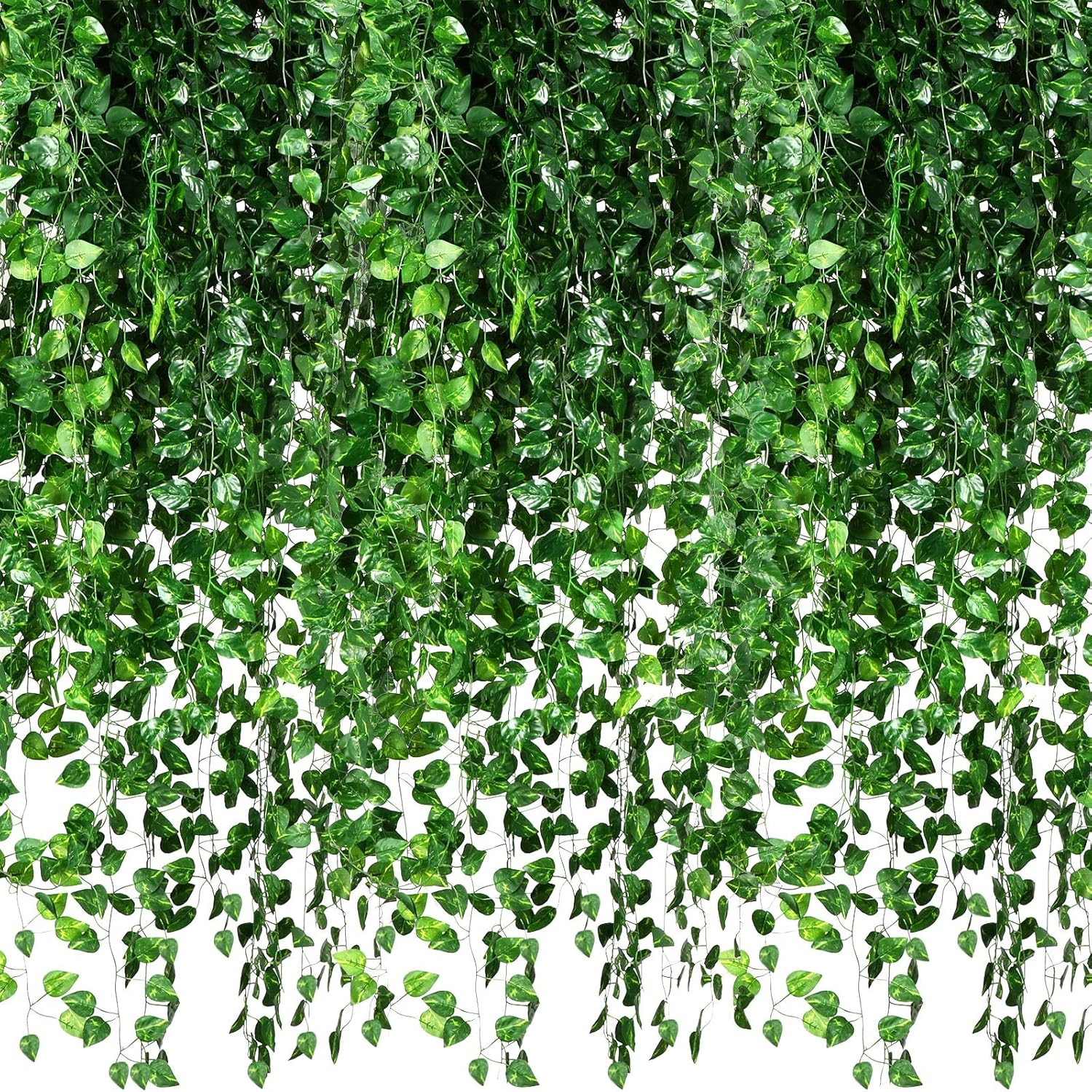 200 Pcs Artificial Ivy Garland – Greenery Vines for Home & Party Decor