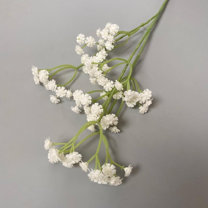 62CM Artificial Gypsophila Flowers Autumn PVC Bouquet Soft Faux Home Decor