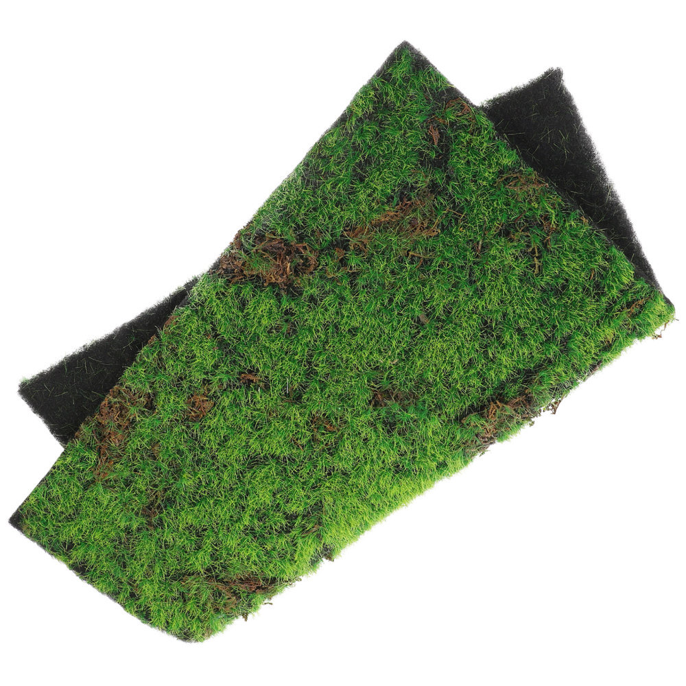 Simulated Moss Lawn Artificial Green Mat Fake Mini Grass Diorama
