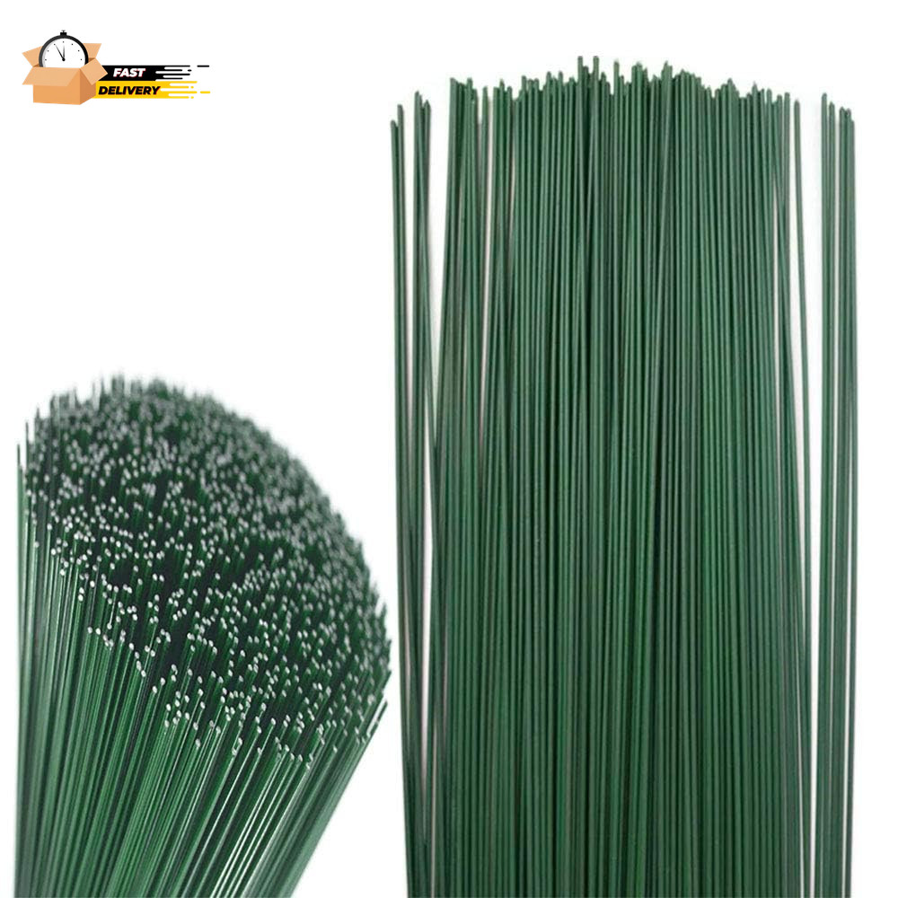 200 Pcs Floral Stem Wire,22 Gauge 16 Inch Floral Stems for Flower Arrangements