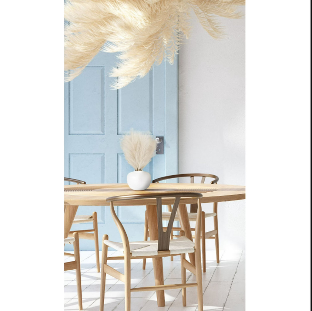 Better Homes & Gardens 14″ Artificial Pampas Grass in White Ceramic Vase