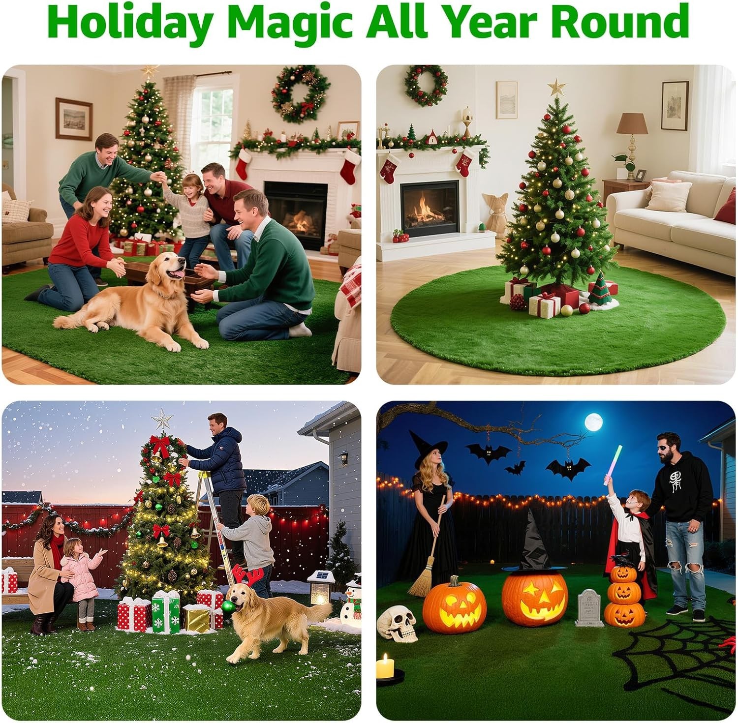 5x8ft Artificial Turf Rug – Realistic Grass Mat for Easy Outdoor Transformation