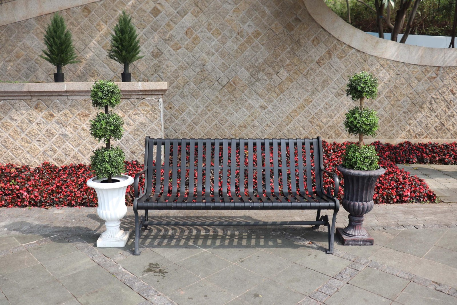 3ft Artificial Outdoor Boxwood Topiary Trees, UV Resistant, Indoor and Outdoo…