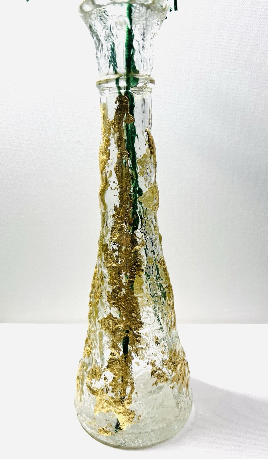 Glass Bugle Beads Exotic Grass Bouquet 16” Home Office Decor