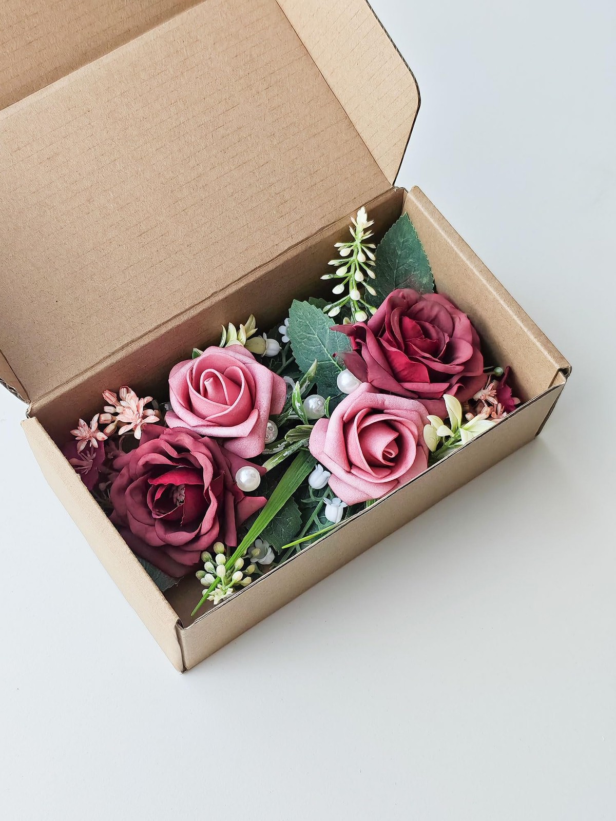 2pcs Boutonniere for Men – Suit Decor Flowers for Groom & Groomsmen Perfect f…