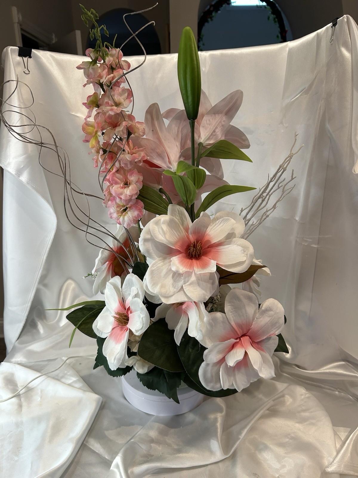 Magnolias, Lillies And Snapdragons