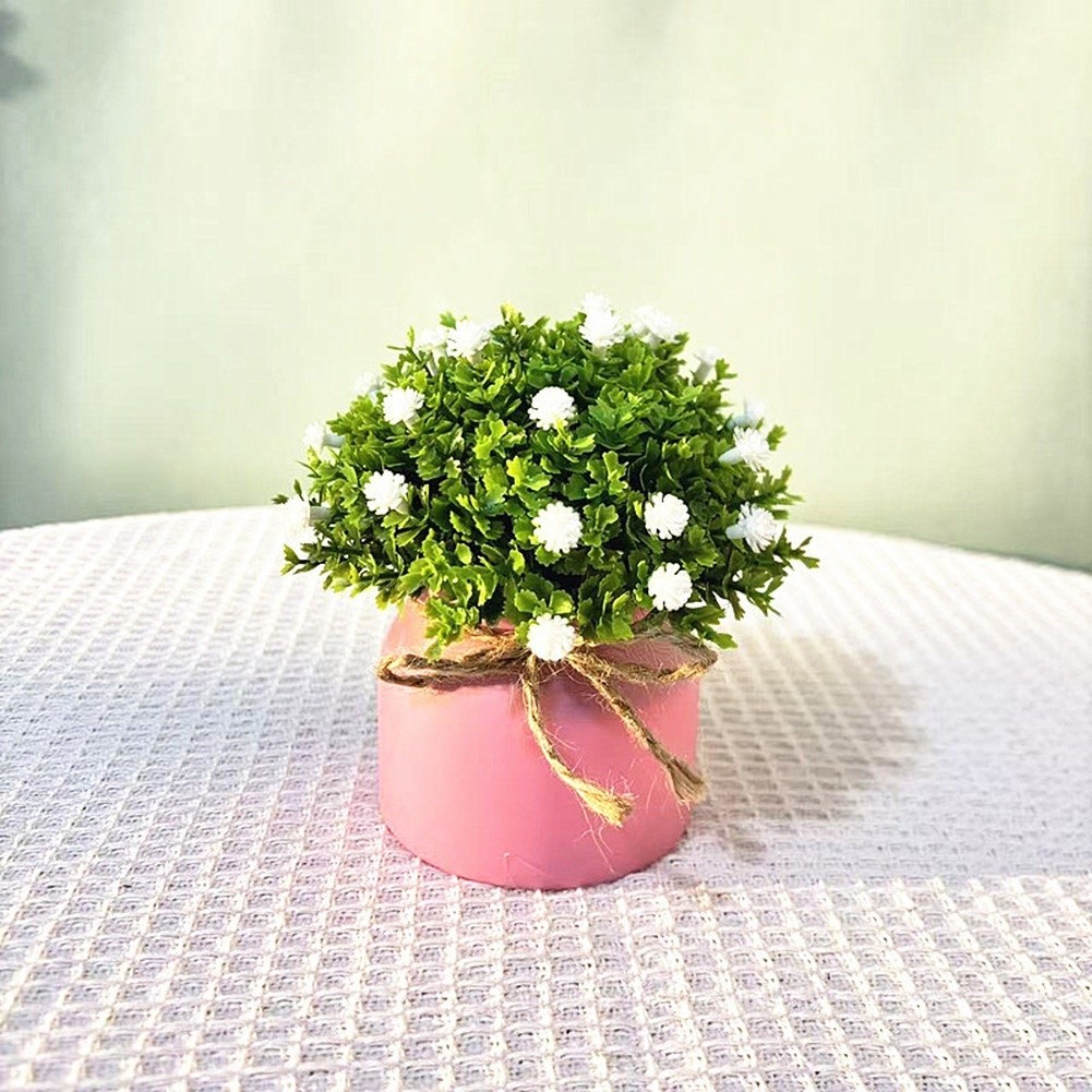 Artificial Gypsophila Flowers in Pot for Home Decor Wedding Photography