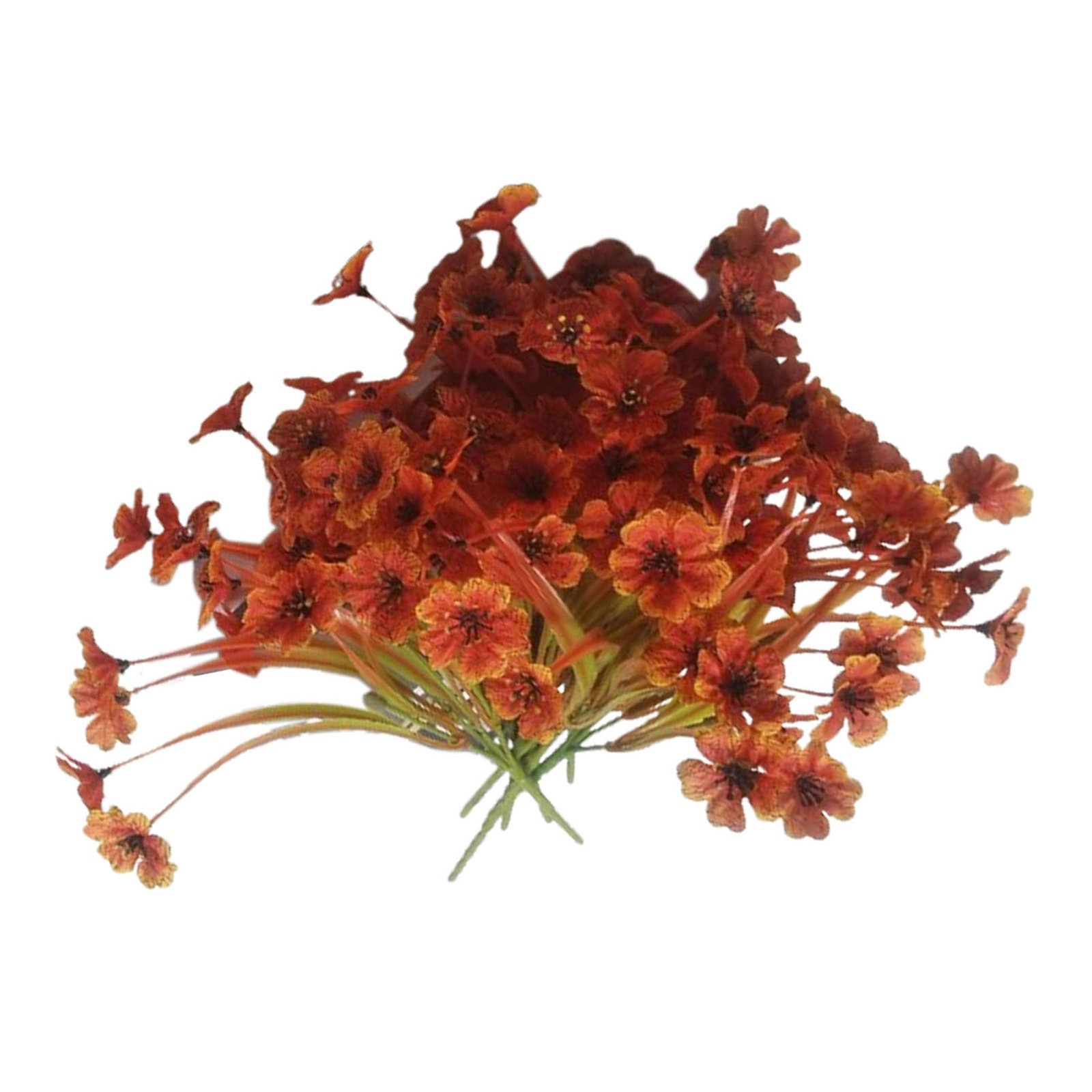 ↑10pcs Artificial Fall Flowers Real Looking Vibrant Colors No Fade Fall Fake