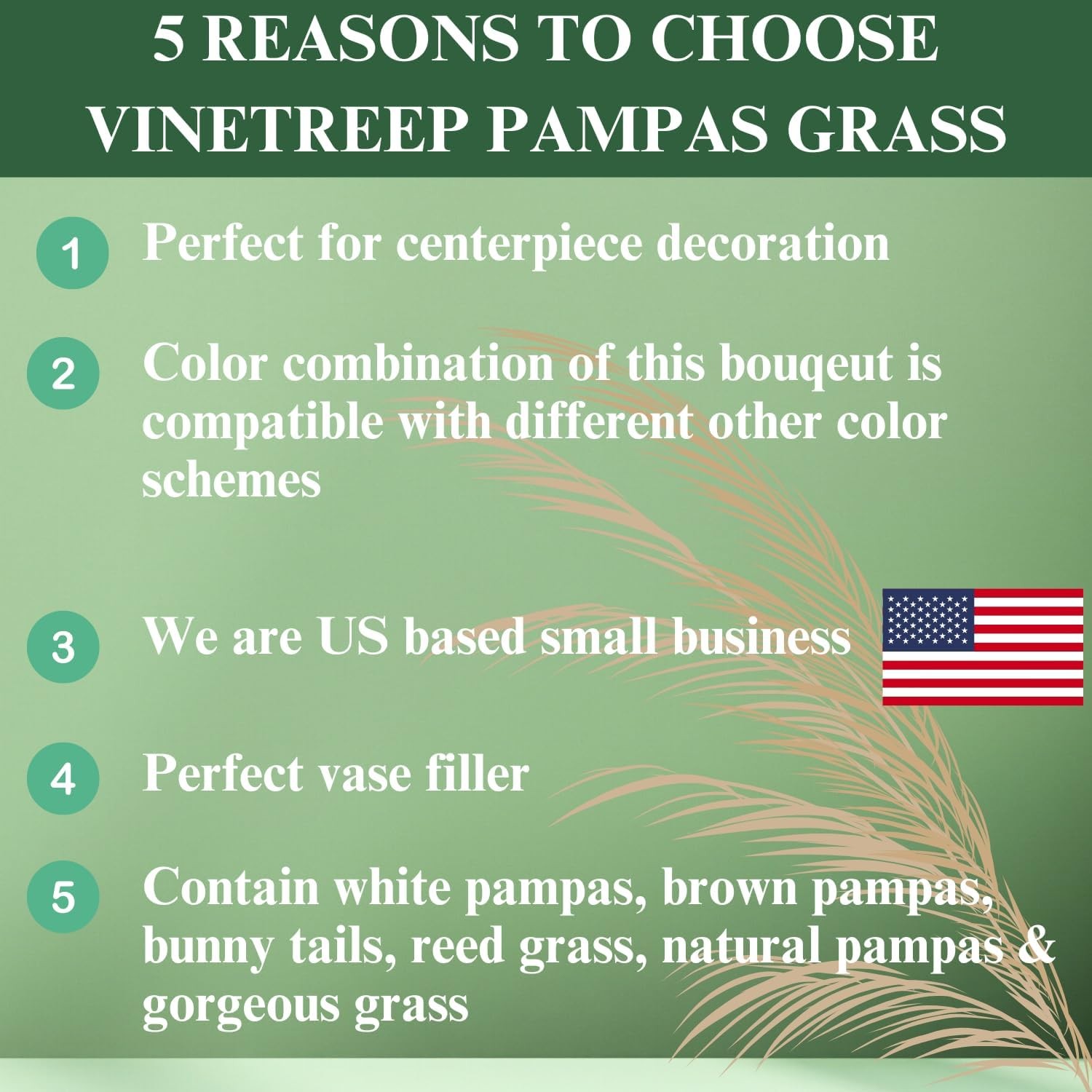 Dried Pampas Grass Decor – Perfect Theme 90 Stems, Beige White Brown Orange