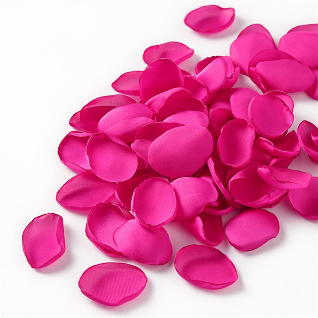 300 PCS Silk Artificial Rose Flower Petals Wedding Party Decor Fake Fuchsia