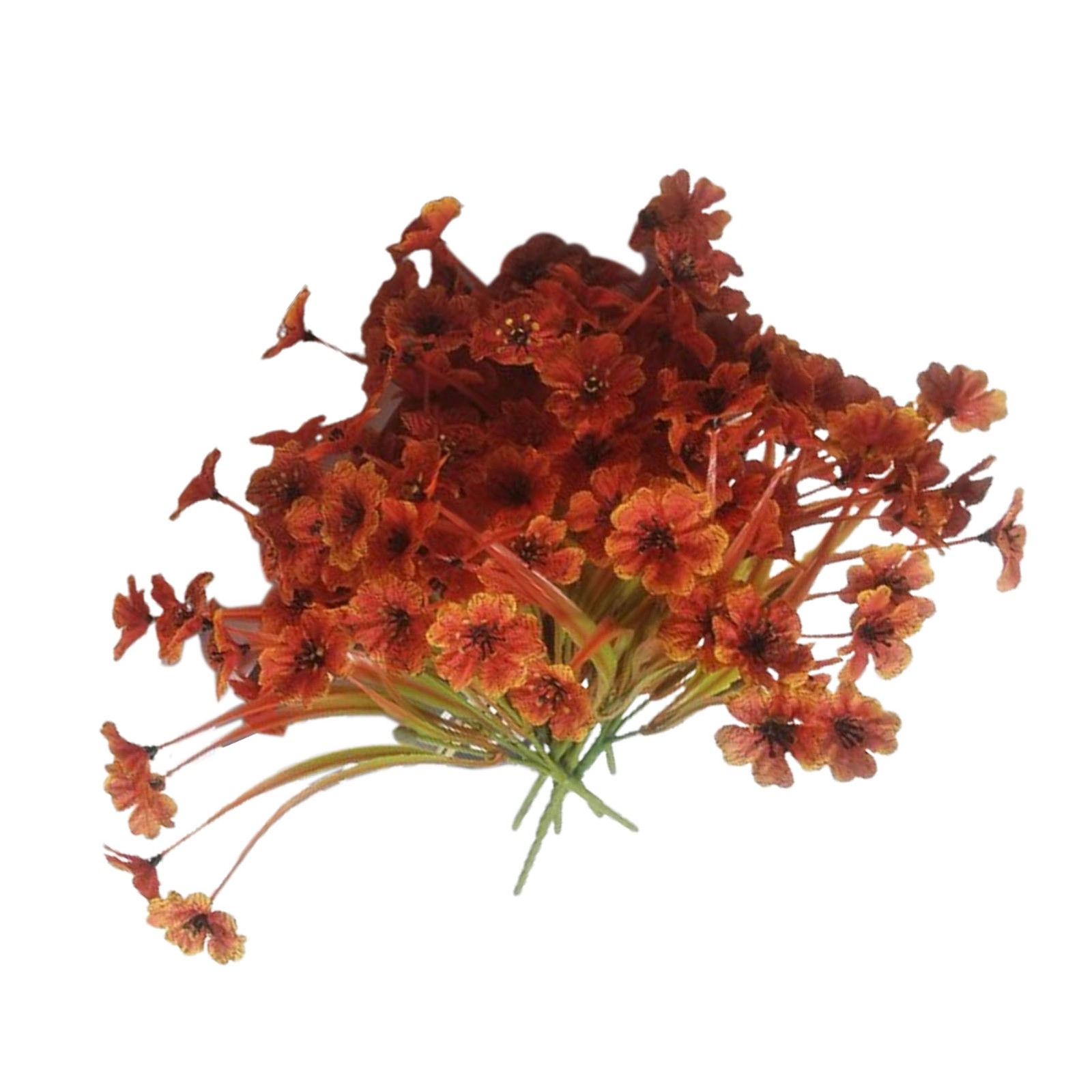 ↑10pcs Artificial Fall Flowers Real Looking Vibrant Colors No Fade Fall Fake