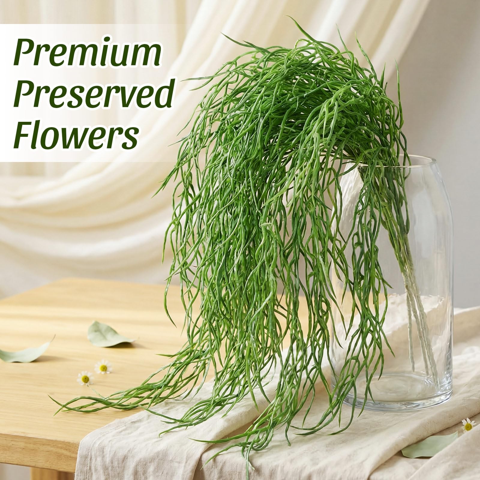 12 Pcs Fake Spanish Moss 43 Inch Artificial Hanging Moss for Indoor Plants Da…