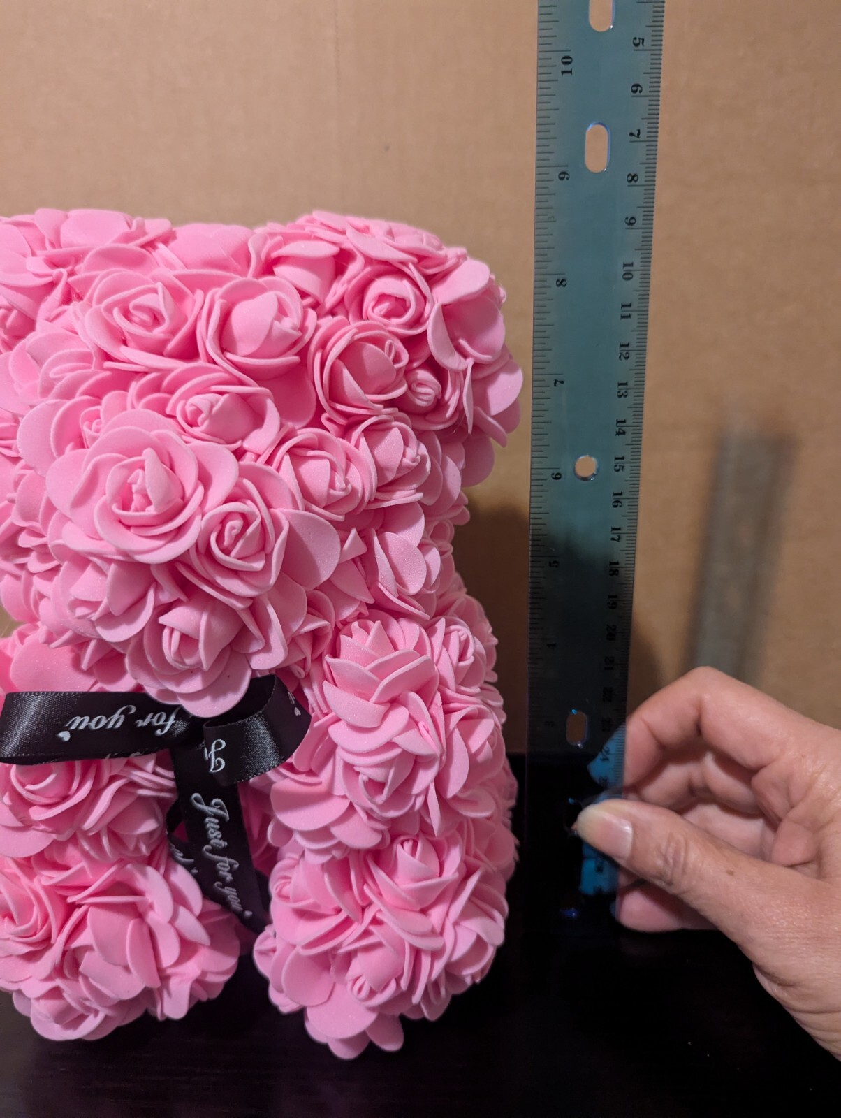 Artificial Flower Eternal Rose Teddy Bear best gift for any Ocassion.