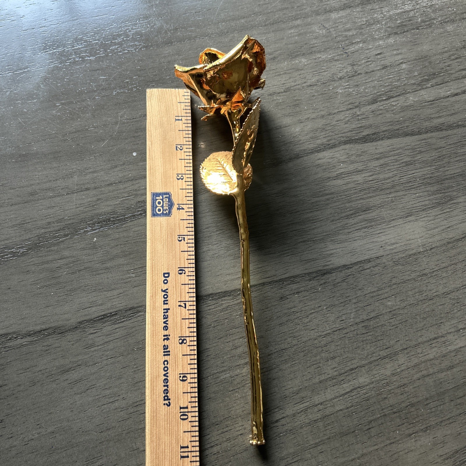 24k Rose Co. Gold Dipped Electroformed Real Rose Made In USA w/Box & Warranty