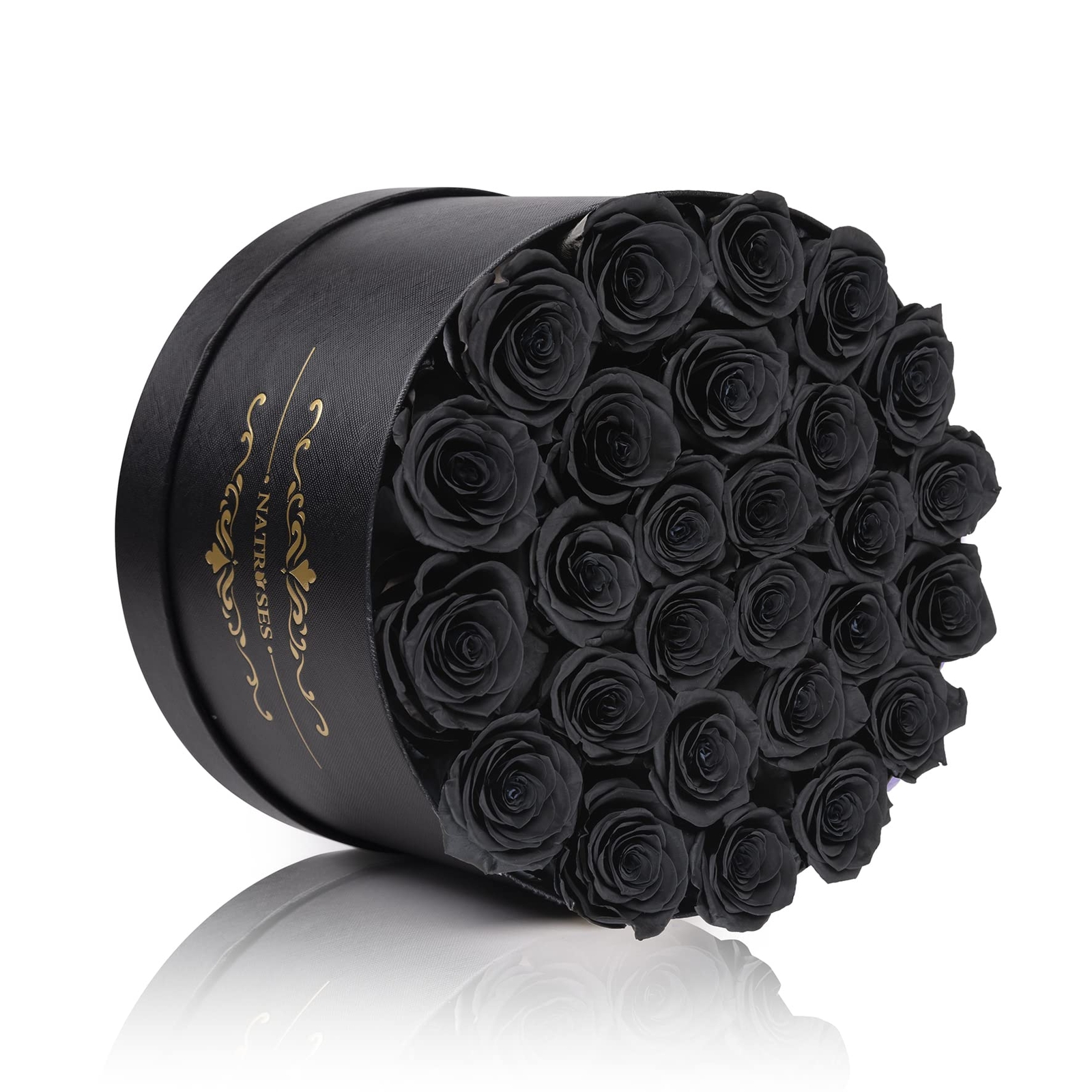 27 Piece Forever Preserved Roses In A Box Preserved Flowers For Delivery Birthda