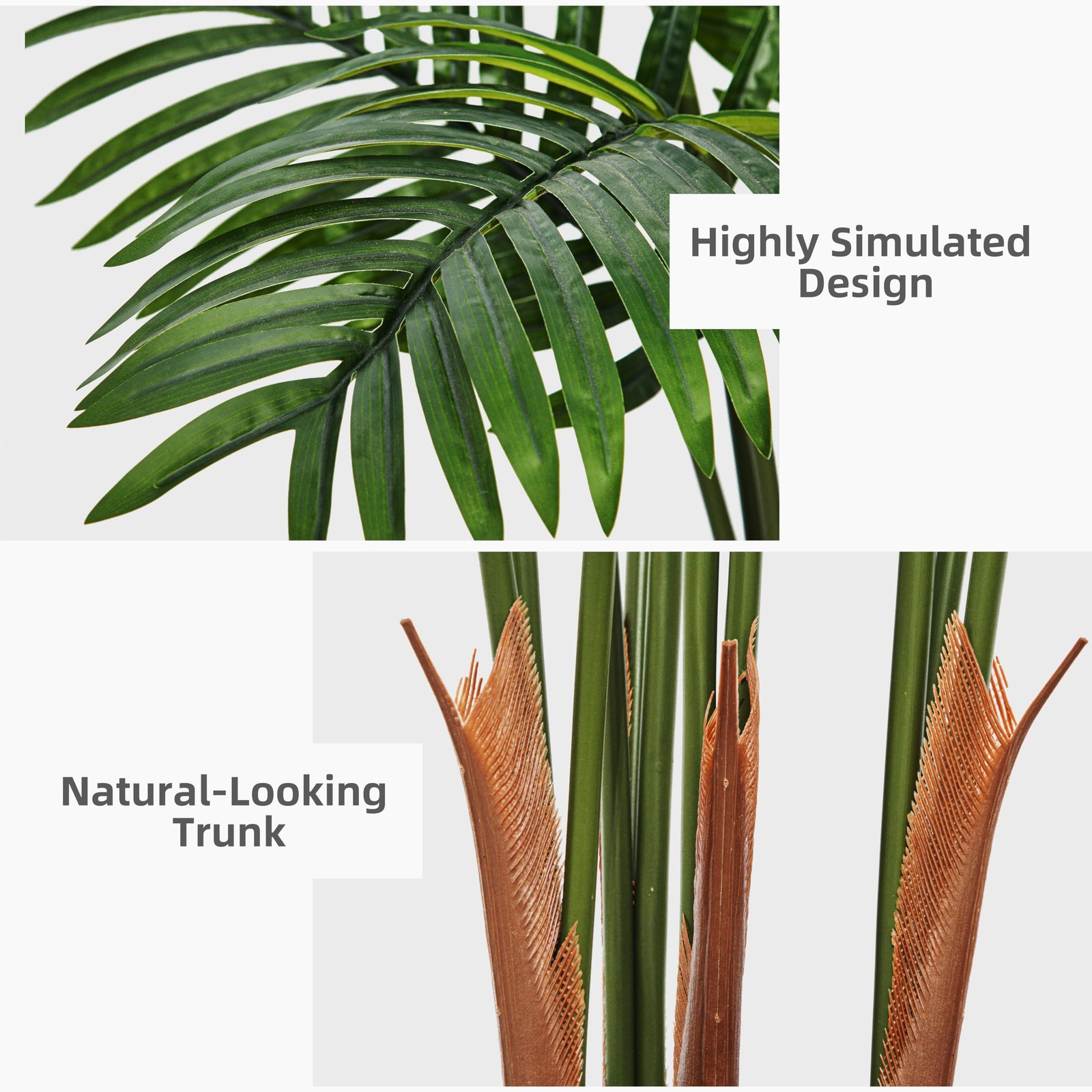 ASTIDY Artificial Palm Tree 5FT – Fake with White Tall 5ft,