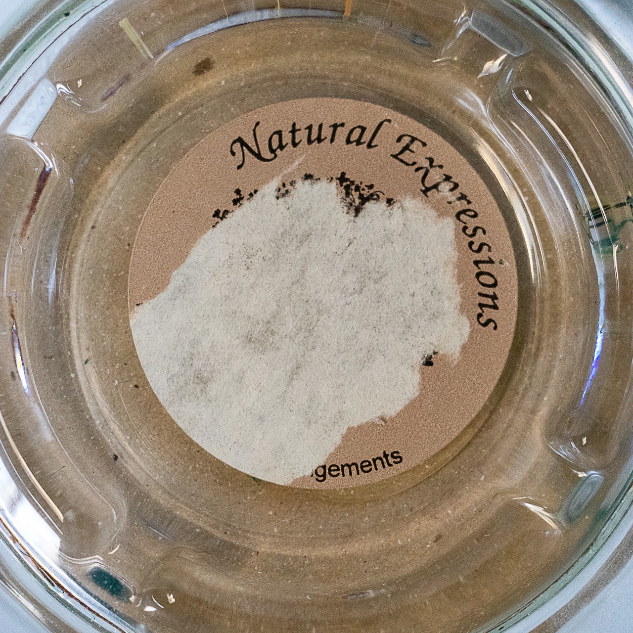 Vintage 80s 90s Natural Expressions Dried Roses Glass Terrarium Butterfly 8″x5″