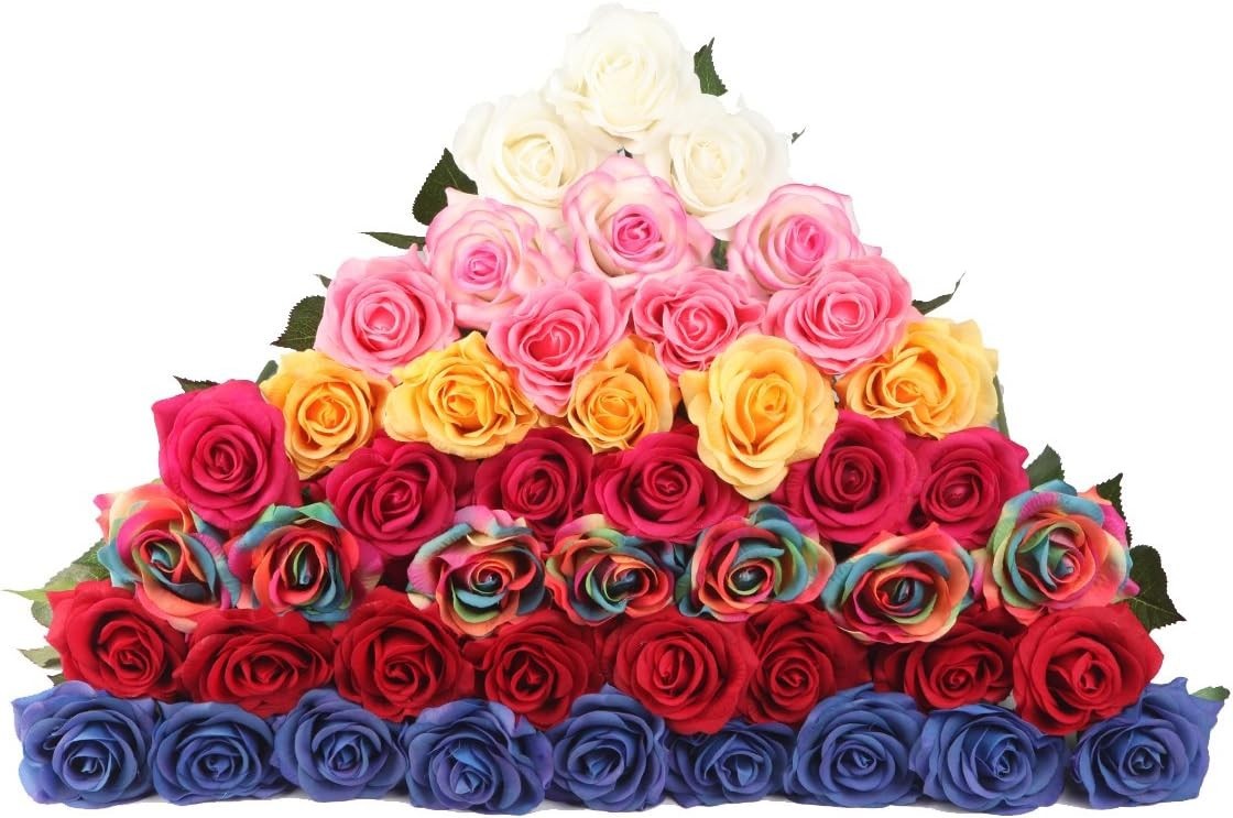 Lifelike Red Rose Artificial Silk Flower for Home Decor Party Celebration