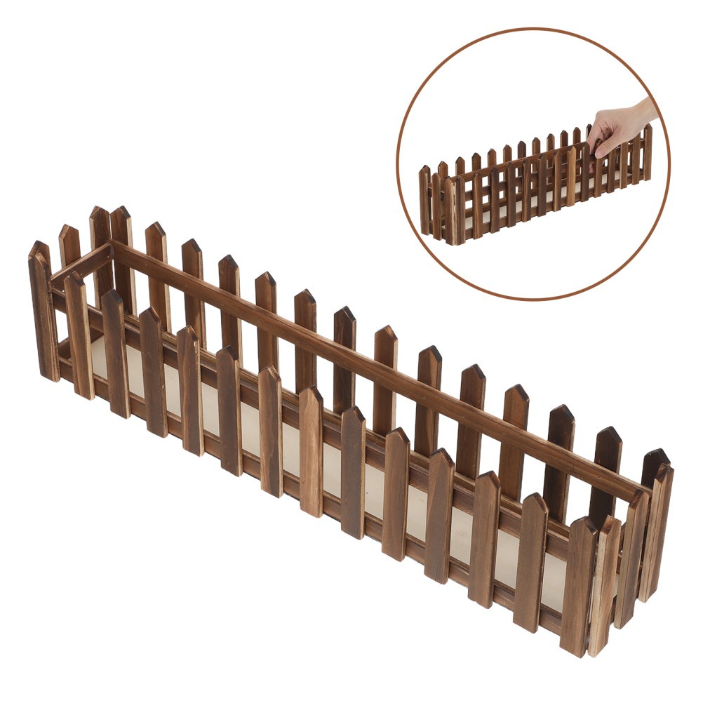 Wooden Flower Arrangement Box Rectangular Boxes Outdoor Flowerpot