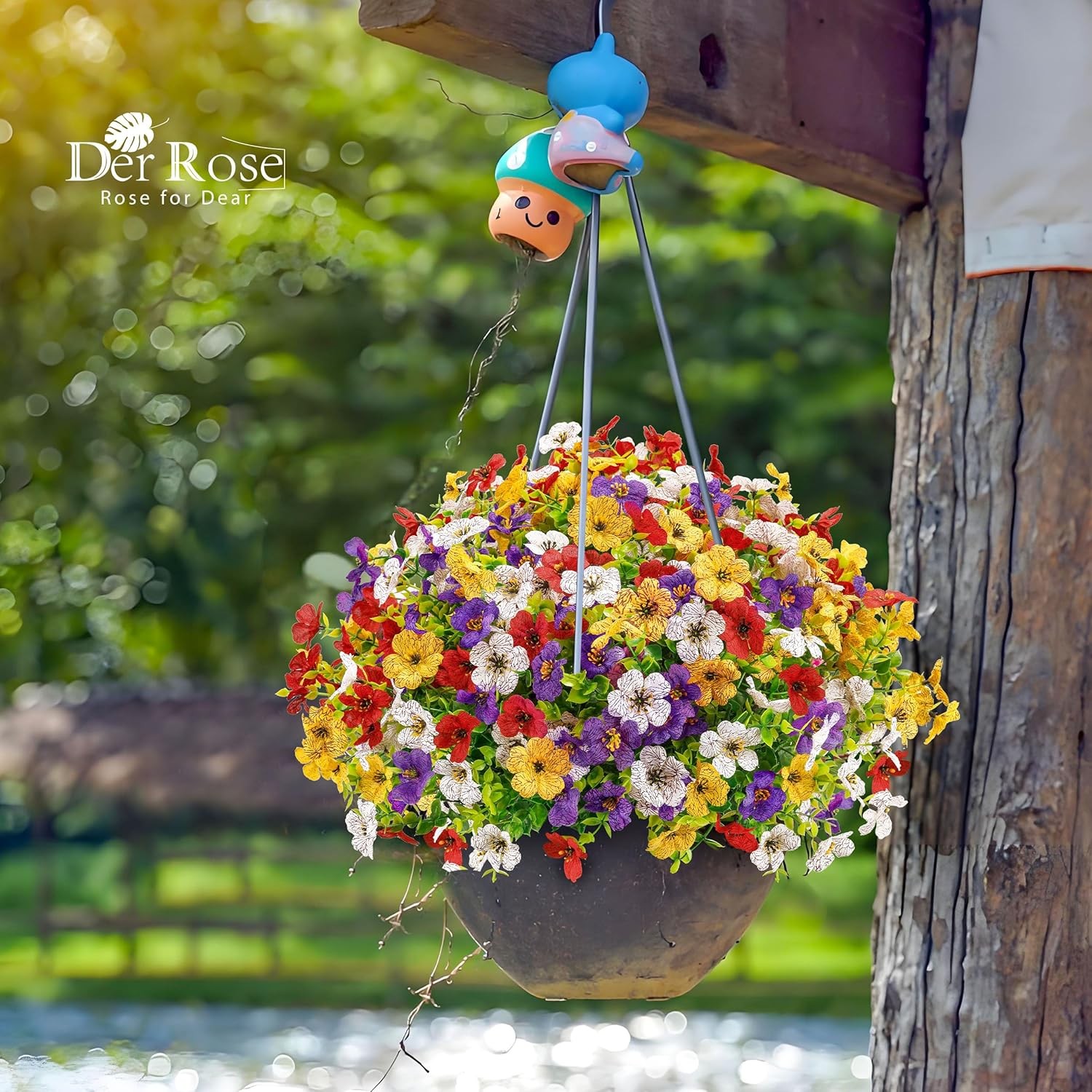 $12 Daisy Fake Flowers UV Resistant Outdoor Spring Decor