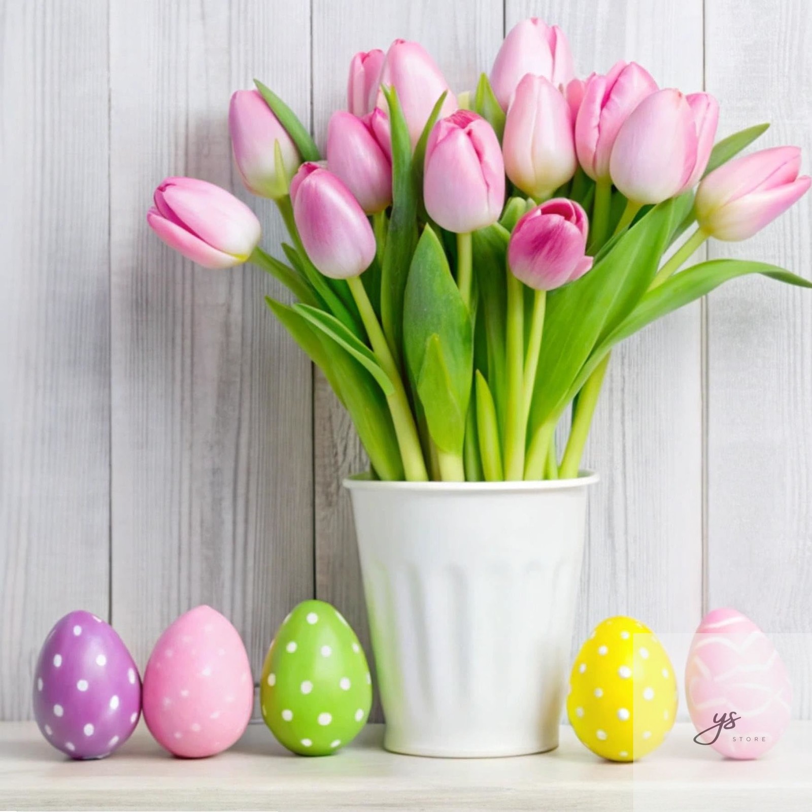 30 Pcs Fake Tulips Artificial Flowers Real Touch PU Faux Flowers Tulip Stems for