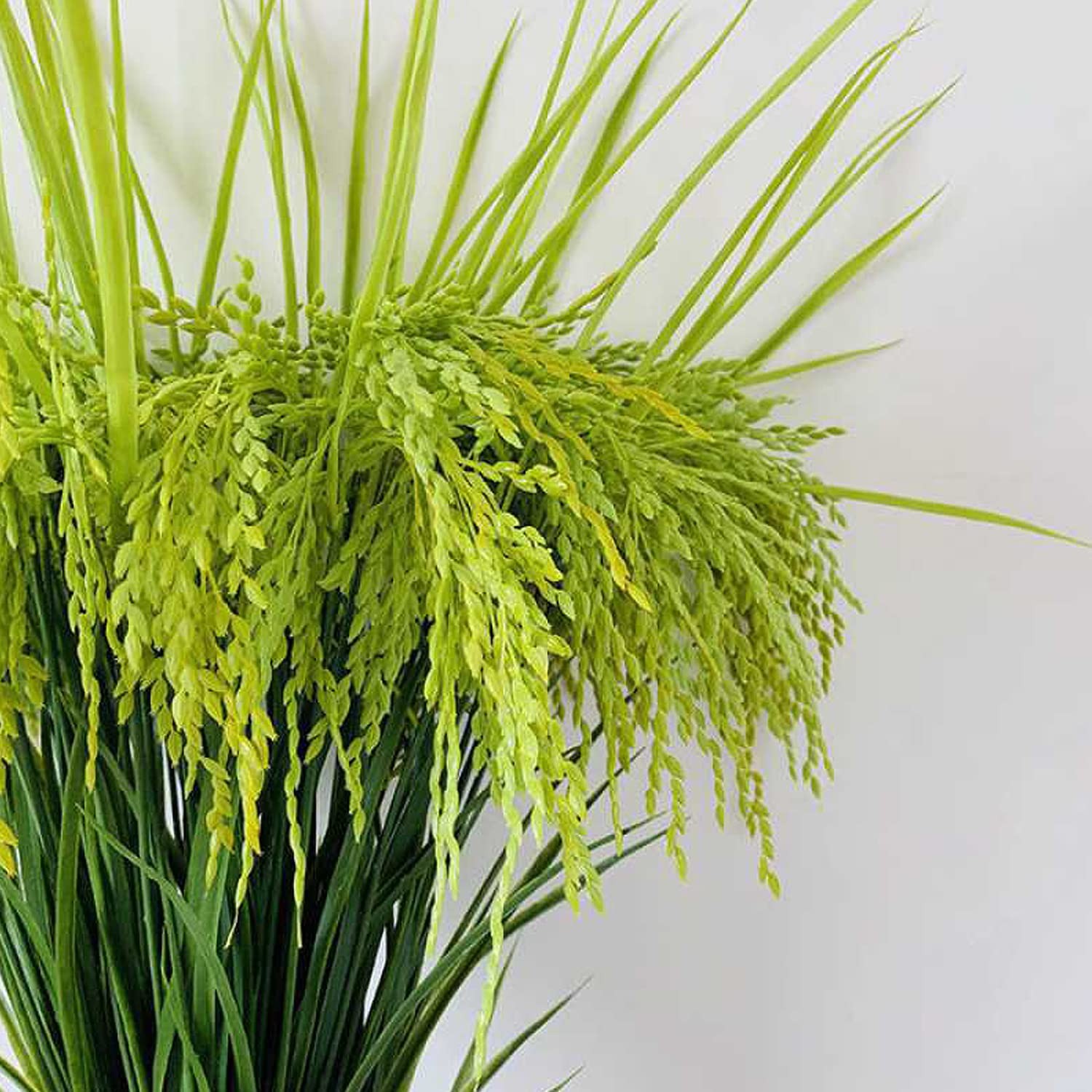 Fake Grain Paddy Ear of Rice Plant Green Plants Artificial for Home Decoratio…