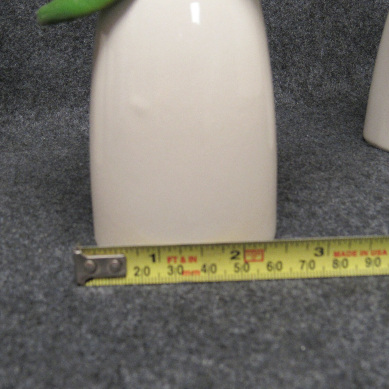6 Pieces Single Stem Fabric Faux Orchid White Ceramic Pot Table Party Decor O2