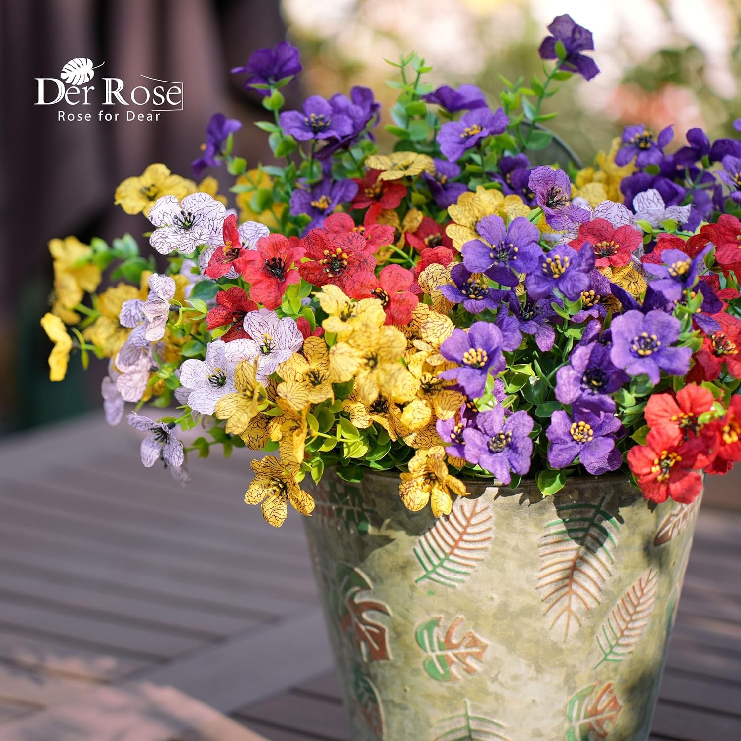 $12 Daisy Fake Flowers UV Resistant Outdoor Spring Decor
