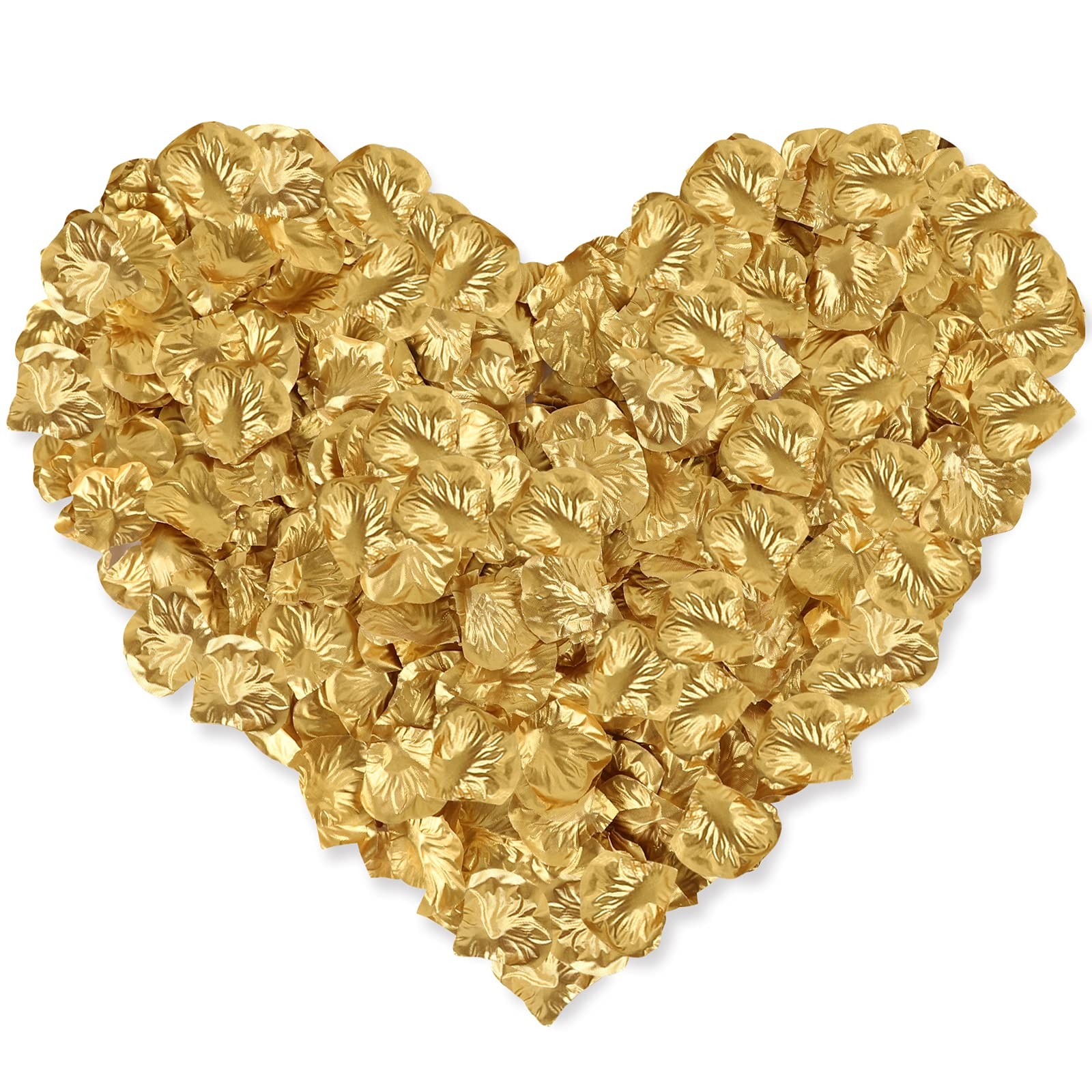 1000 PCS Gold Artificial Silk Rose Petals Decoration Wedding Party Confetti