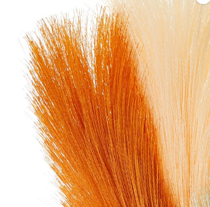 14” Faux Pampas Grass 4 Picks Stems Fall Harvest Decor Rust Sage Ivory NEW Flora