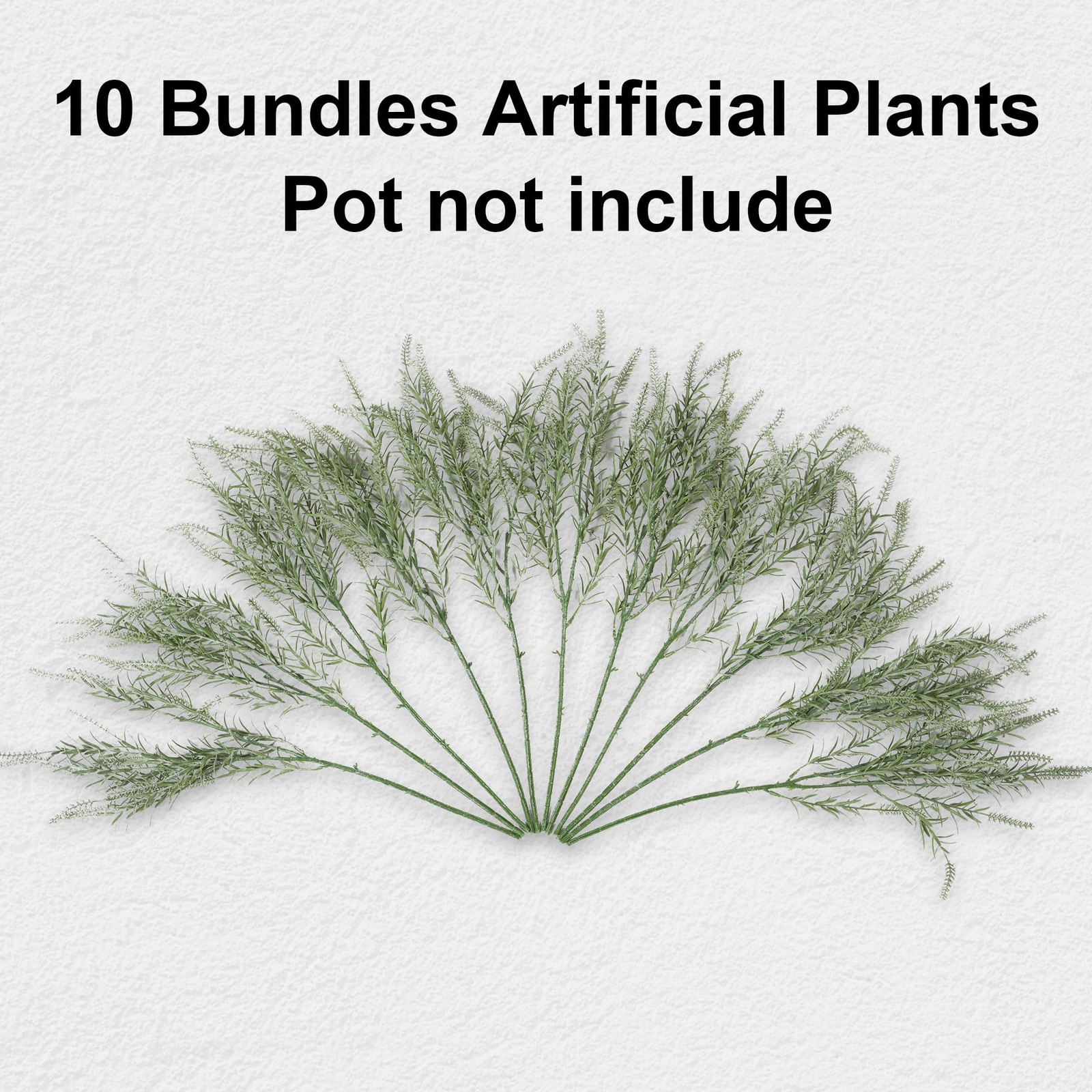 Artificial Outdoor Plants for Spring Summer Decoration,10PCS Fake Greenery Pl…
