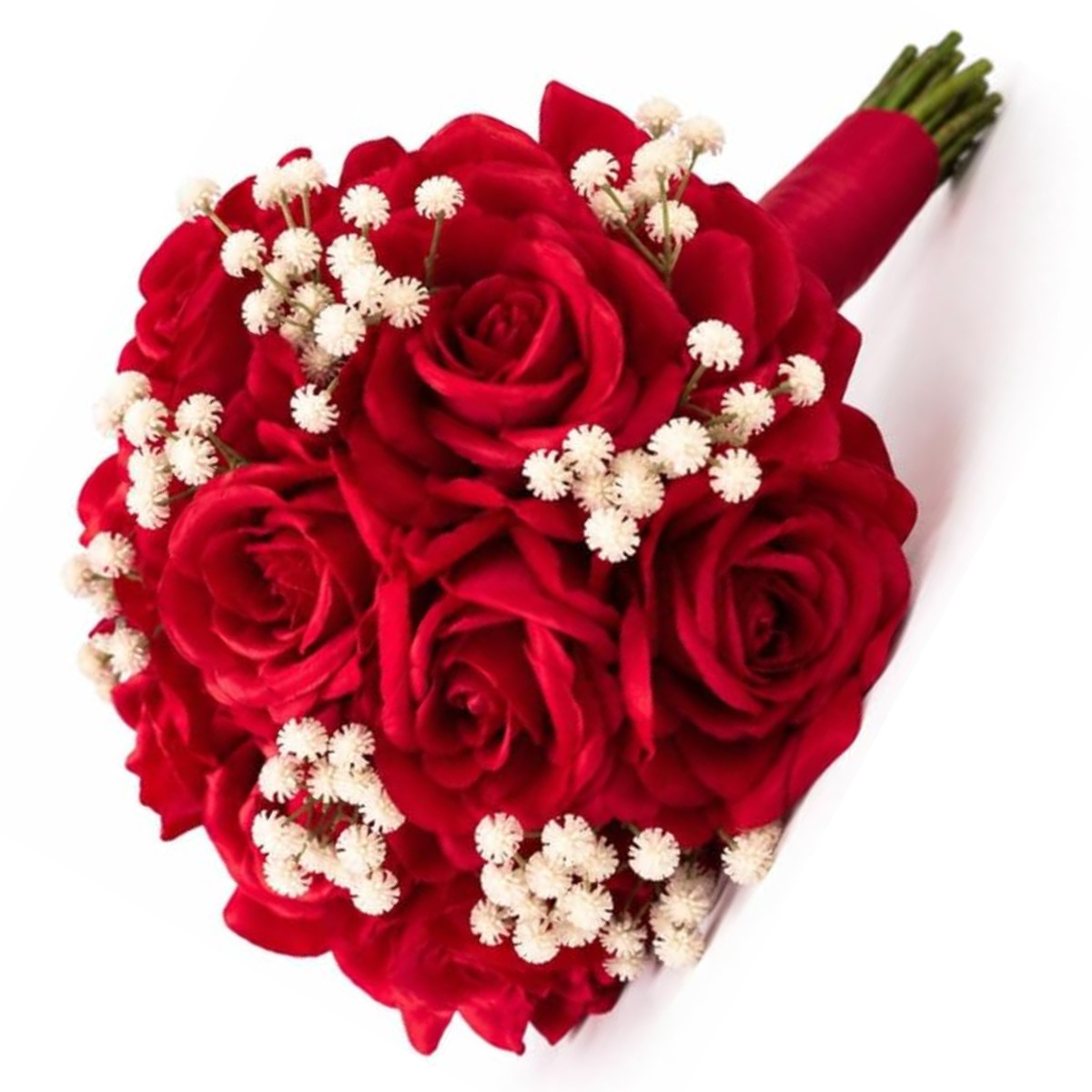 Artificial Flower Ball Centerpiece Red Rose Wedding Party Table Decor 4-PACK