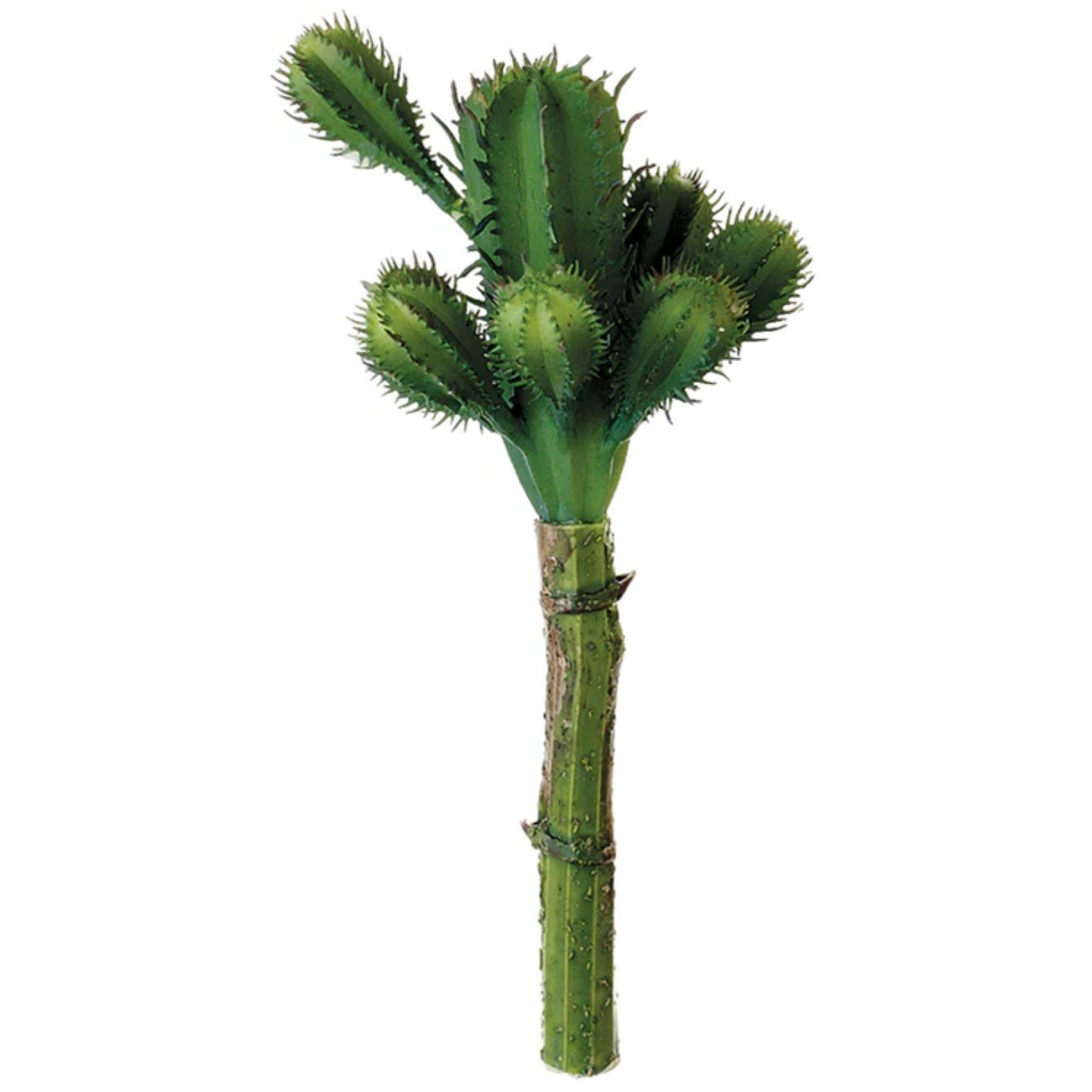 Mini Column Cactus Artificial Pick Spray – 7″ – Green