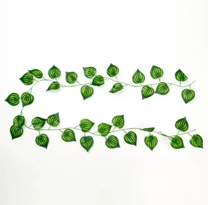 2.1M Green Ivy Leaf Hanging Vine Artificial Garland Silk Wall Plant Home Garden