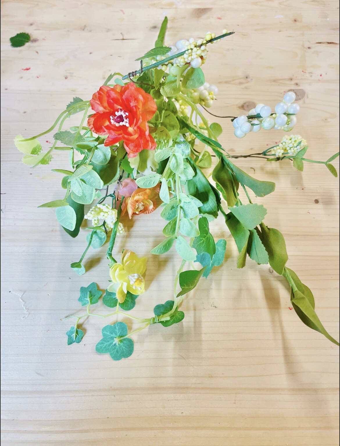 Mixed Tea Rose Bush Floral Bouquet